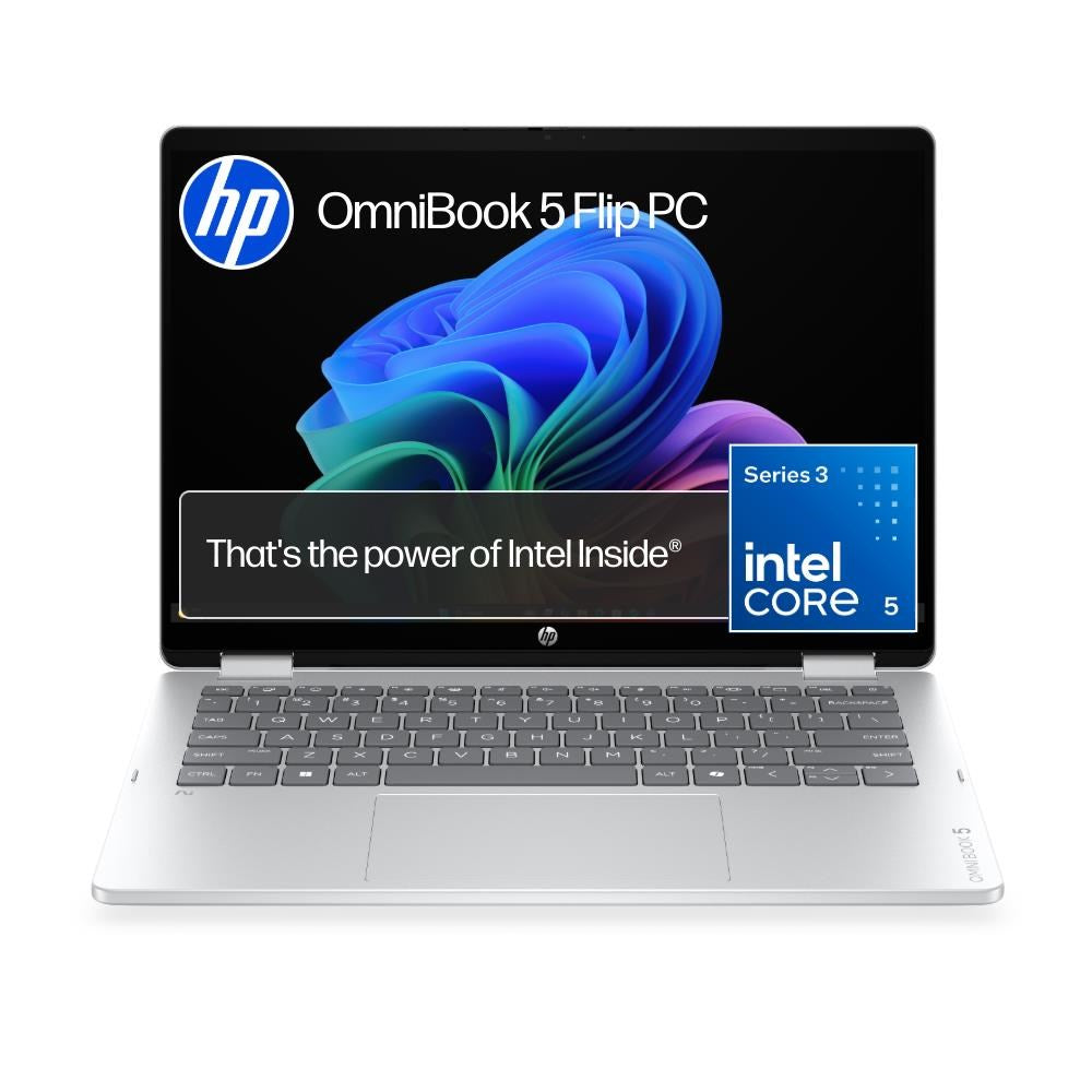 HP OmniBook 5 Flip 14' WUXGA 2-in-1 Laptop (Intel Core 5)[256GB]