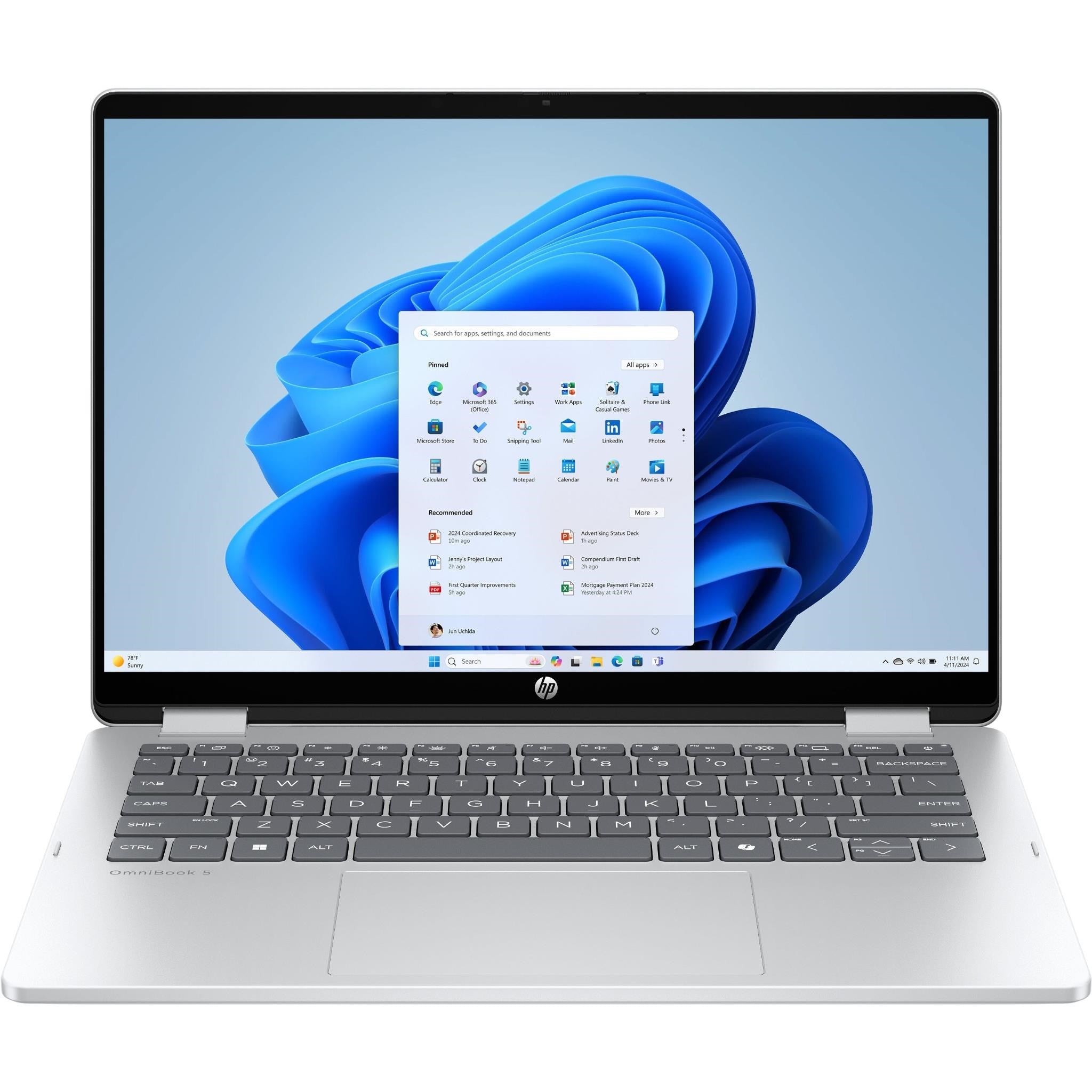 HP OmniBook 5 Flip 14' WUXGA 2-In-1 OLED AI PC Laptop (Intel Core Ultra 5 - 322)[512GB]