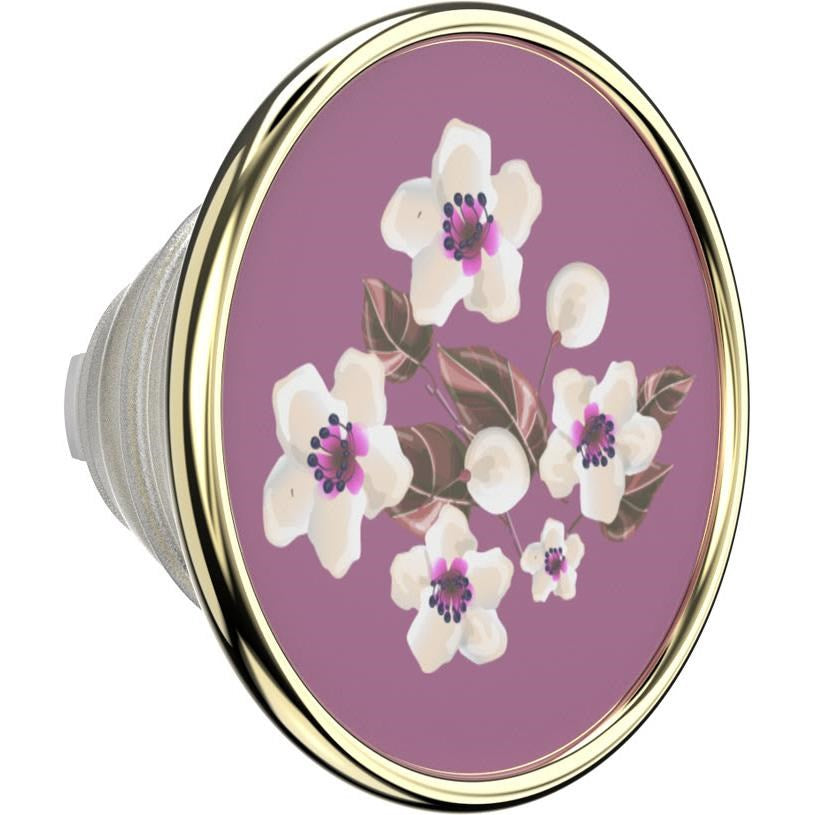 Popsockets PopGrip MagSafe (Enamel Floral Mauve)