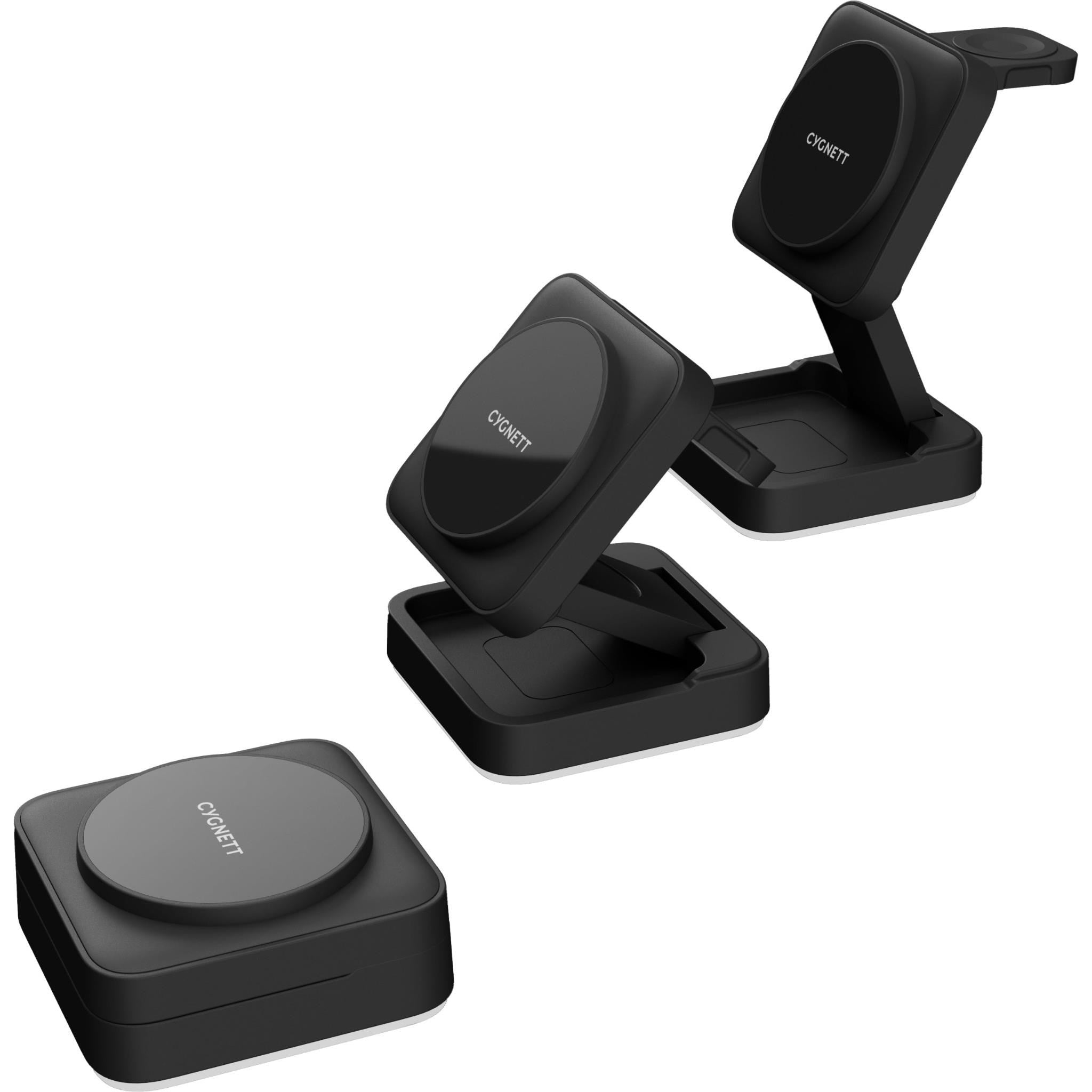 Cygnett Charge and Connect 3-in-1 Wireless Charger with Night Light