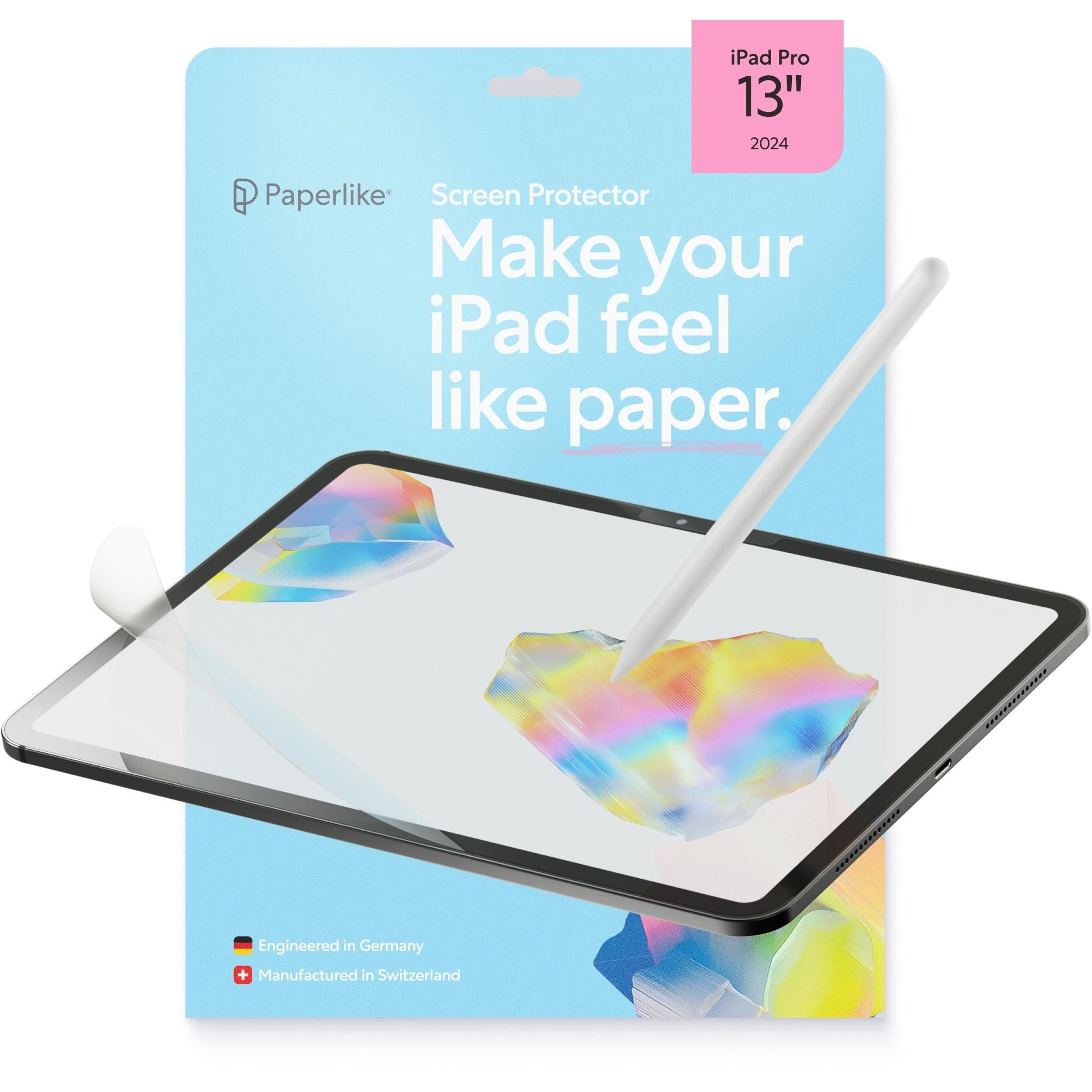 Paperlike Screen Protector v3.0 for iPad Pro 13' (M4. M5) & iPad Air 13” (M2. M3. M4)