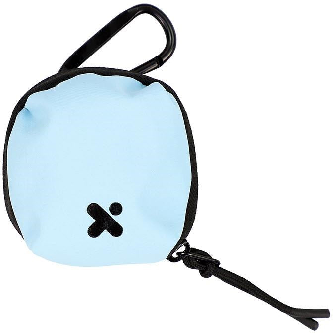 XCD Earbud and Accessory Soft Case with Clip (Blue)