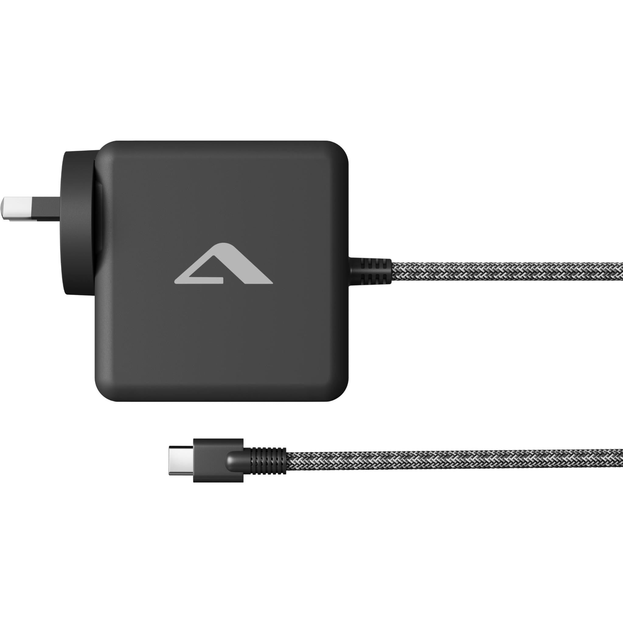 Alogic Rapid Power100W Wall GaN USB-C Fixed Charger (Black)