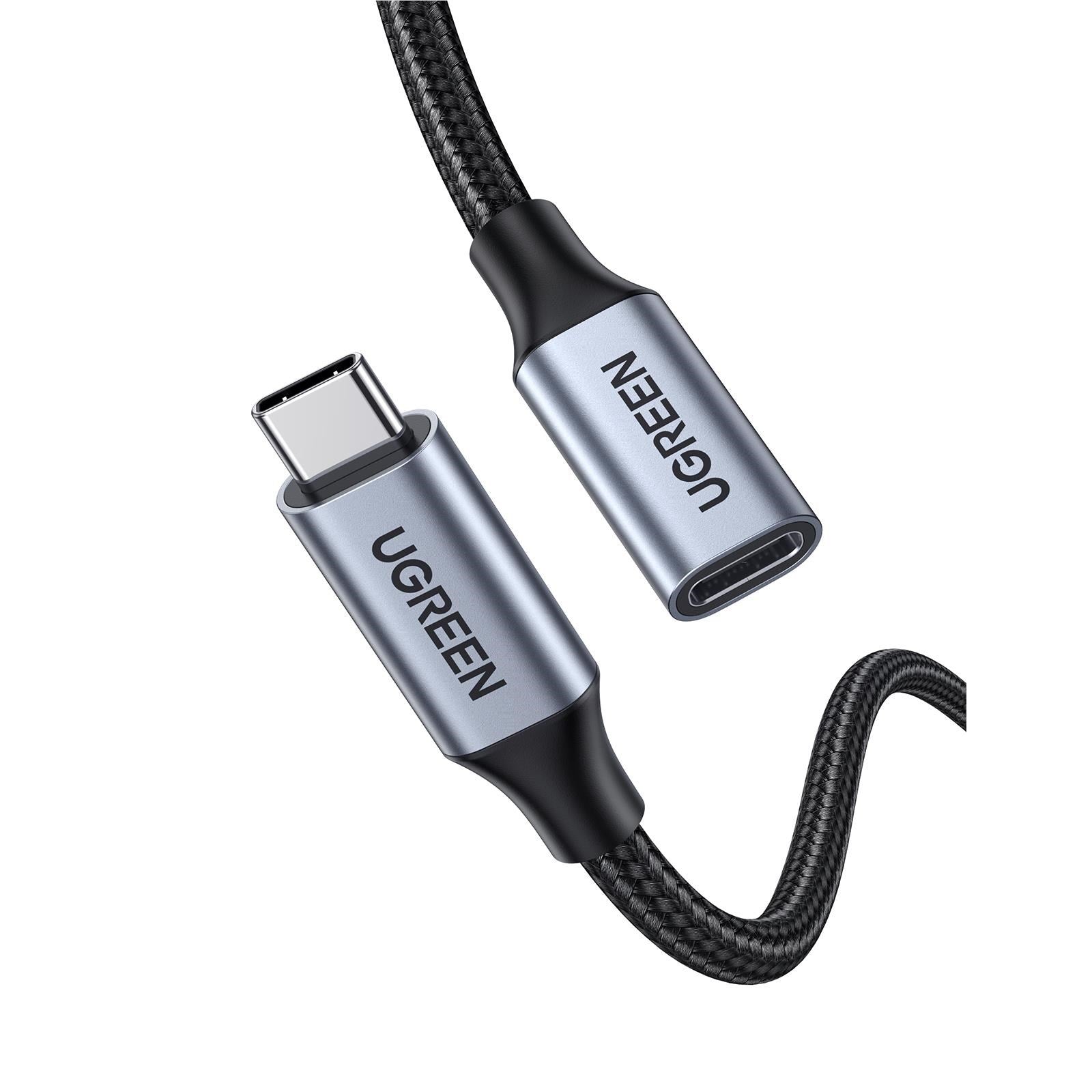 UGreen USB-C Male to USB-C Femal 10Gbps/100W Braided Cable
