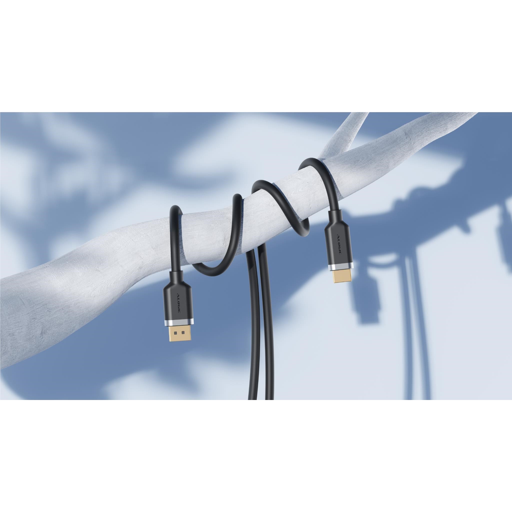 Alogic Ultra Silicone Series DisplayPort to HDMI 2.1 Cable (1m)