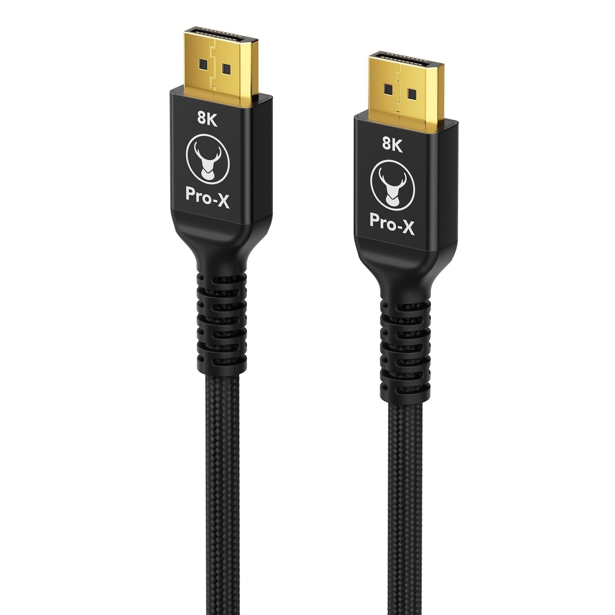 Bonelk Pro-X Long-Life DisplayPort to DisplayPort Cable 1.5m (Black)