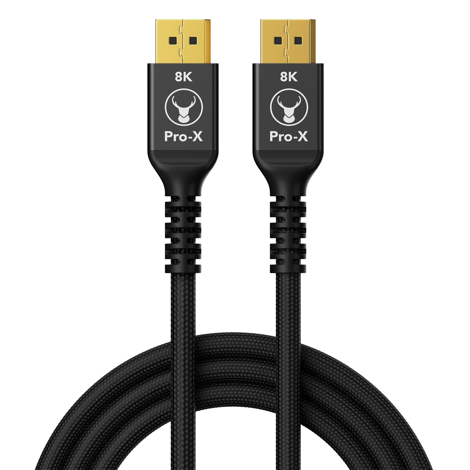 Bonelk Pro-X Long-Life DisplayPort to DisplayPort Cable 1.5m (Black)