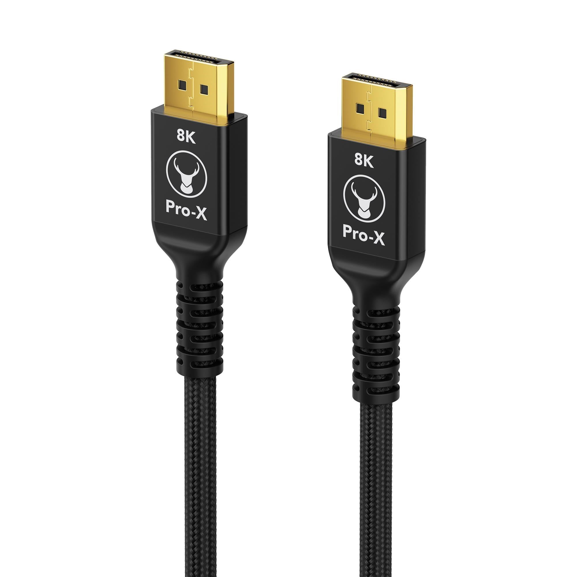 Bonelk Pro-X Long-Life DisplayPort to DisplayPort Cable 2.5m (Black)