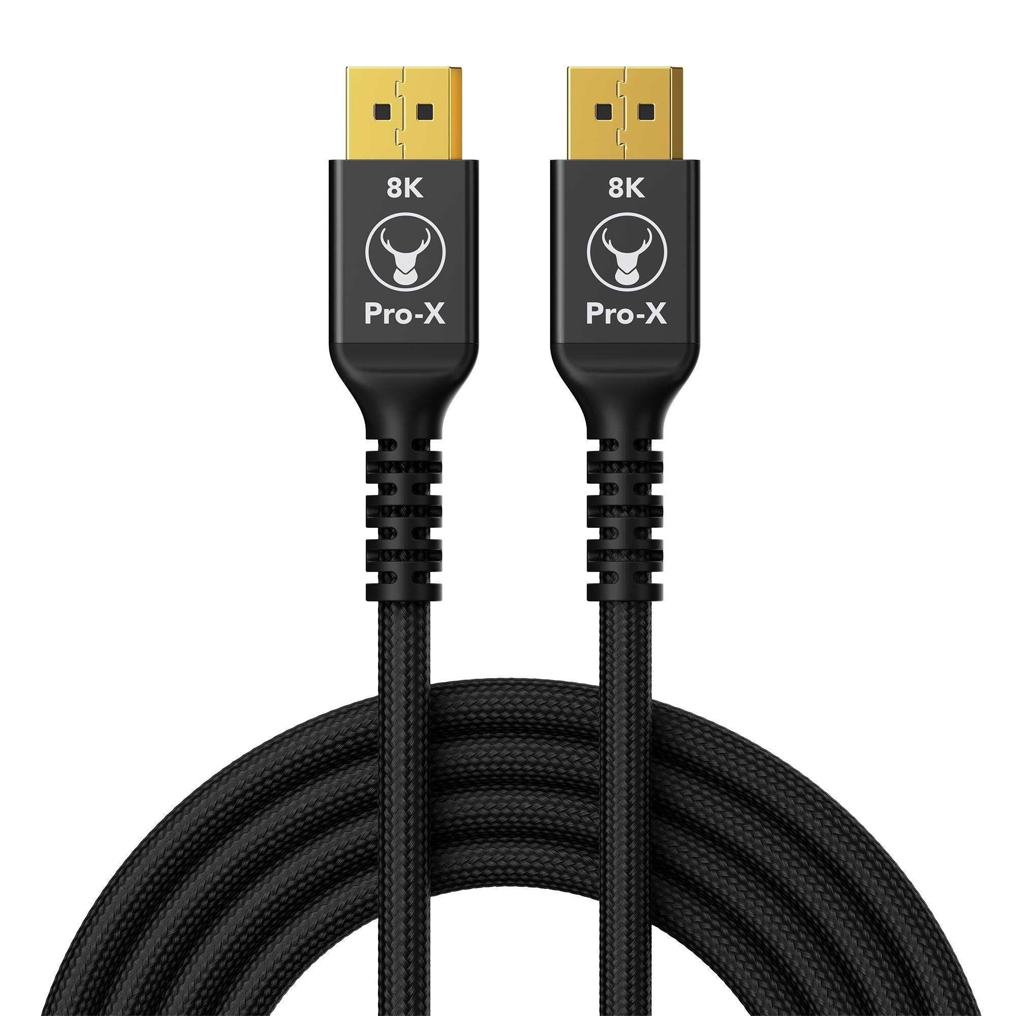 Bonelk Pro-X Long-Life DisplayPort to DisplayPort Cable 2.5m (Black)