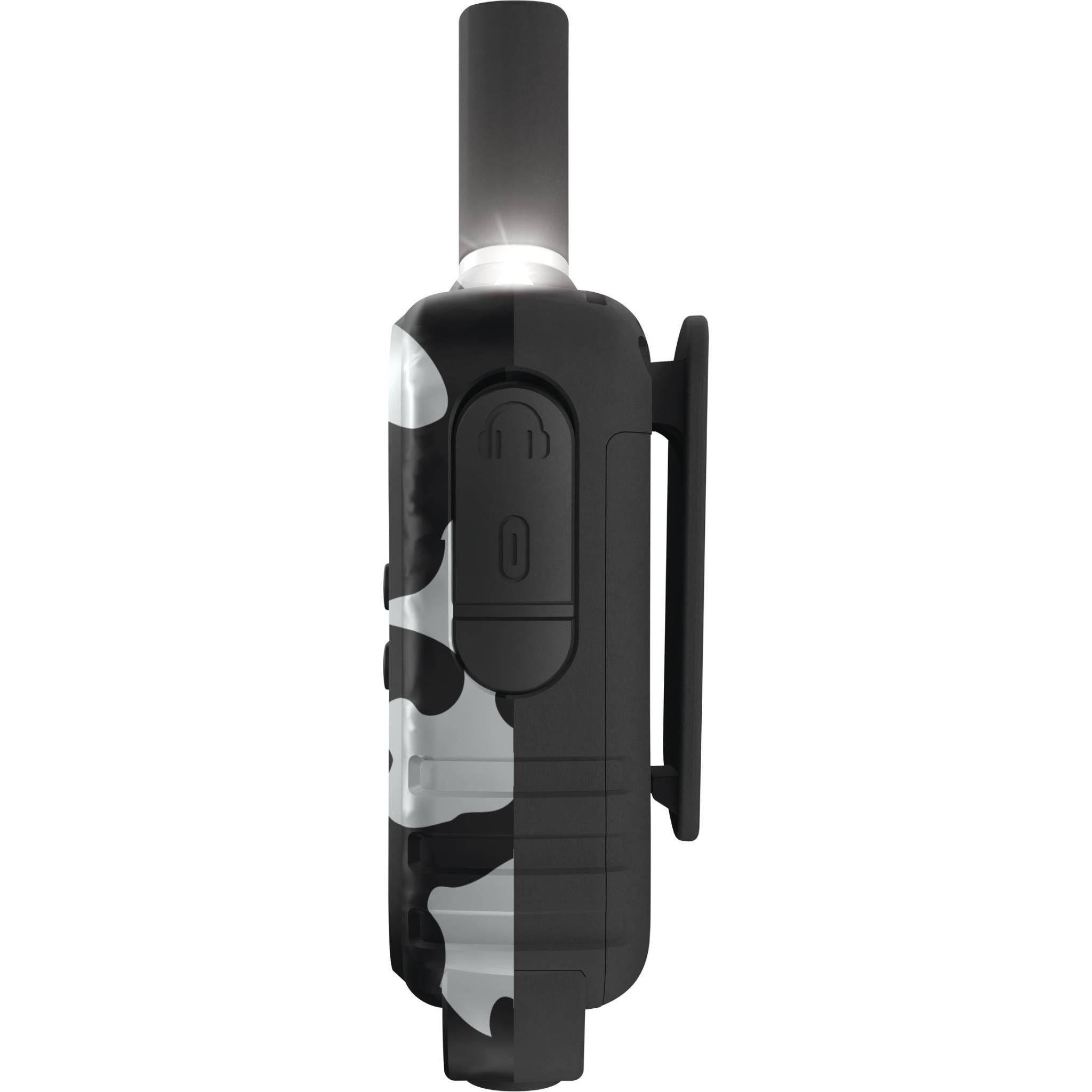 Uniden UH45 Max 0.5W UHF Handheld Radio with Kid-Zone Plus (Camo Grey) [2 Pack]