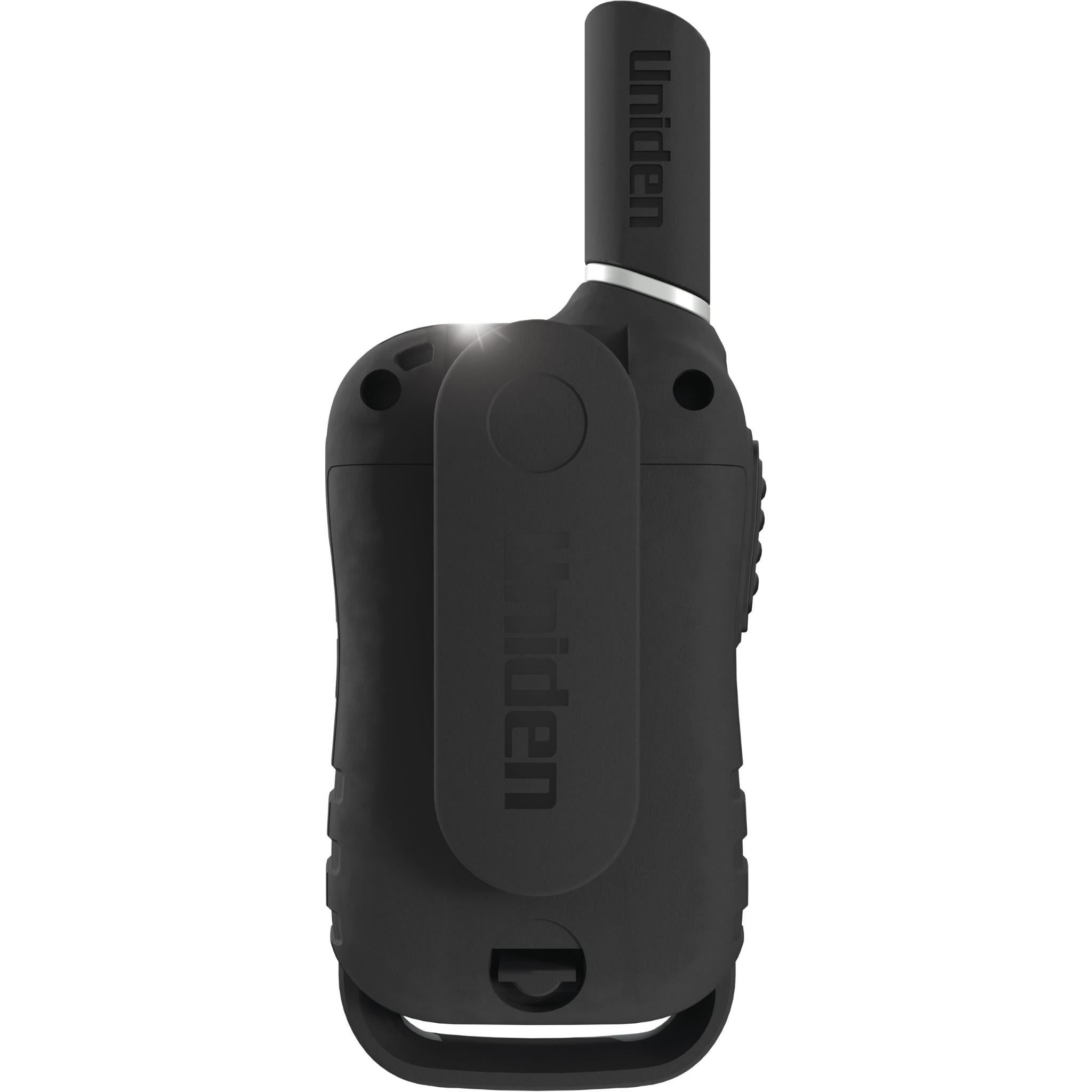 Uniden UH45 Max 0.5W UHF Handheld Radio with Kid-Zone Plus (Camo Grey) [2 Pack]
