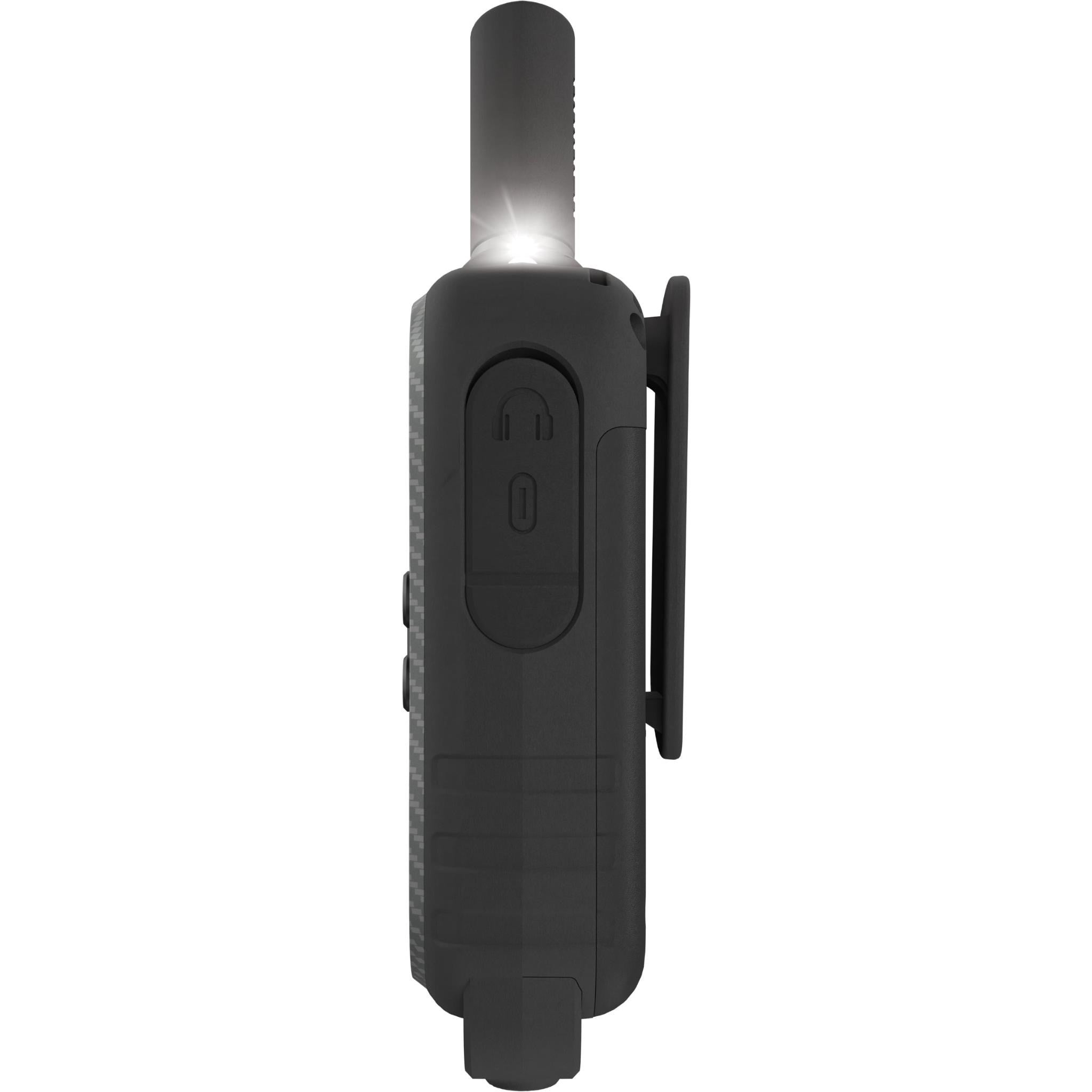 Uniden UH620 Max 2W UHF Handheld Radio with Voice Scramble (Grey) [2 Pack]