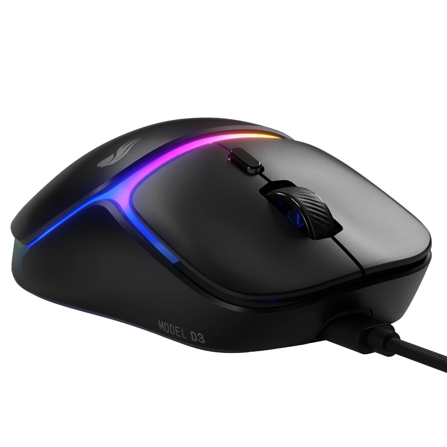 Glorious Model D3 Wired Gaming Mouse (Black)