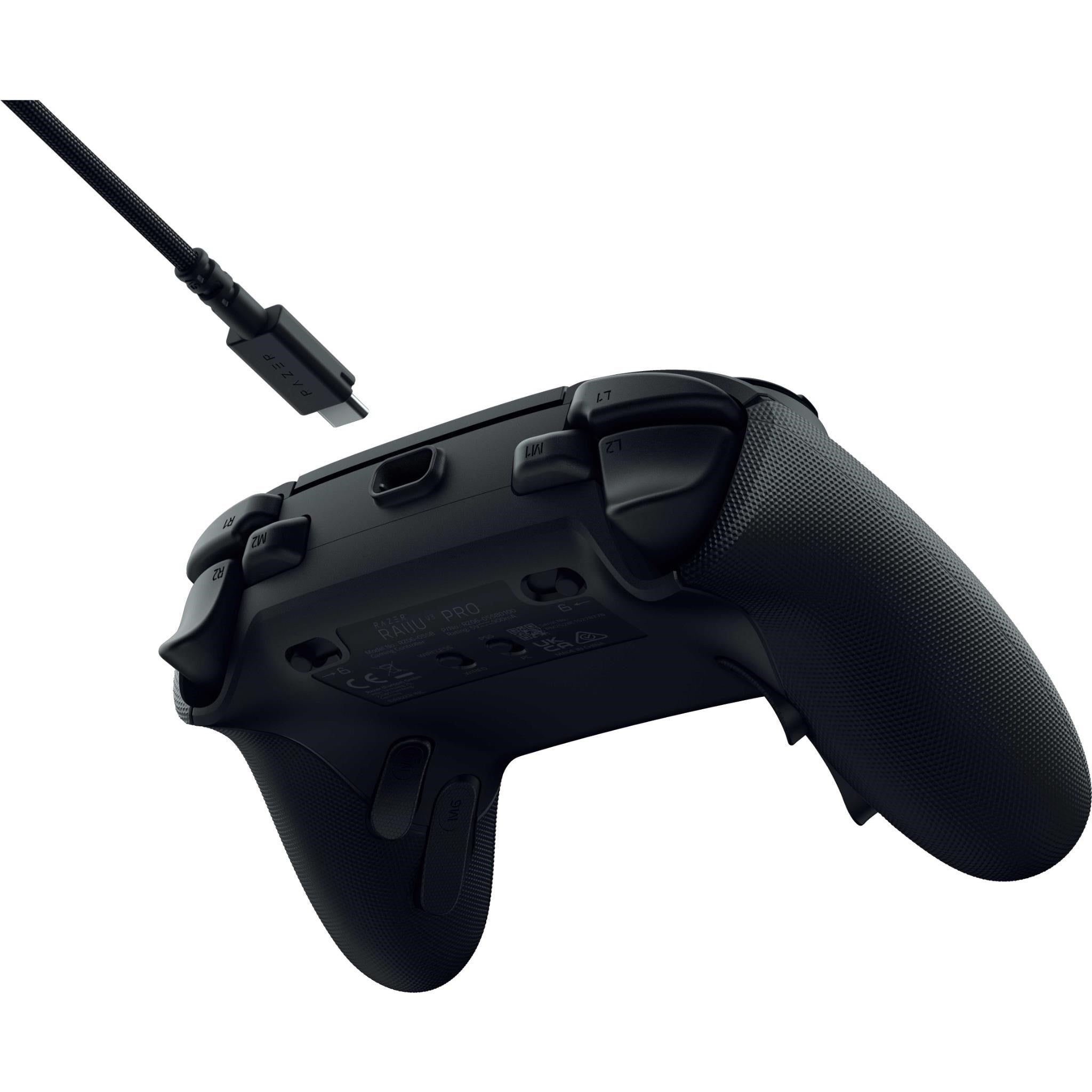 Razer Raiju V3 Pro Wireless Gaming Controller for PlayStation 5 & PC (Black)