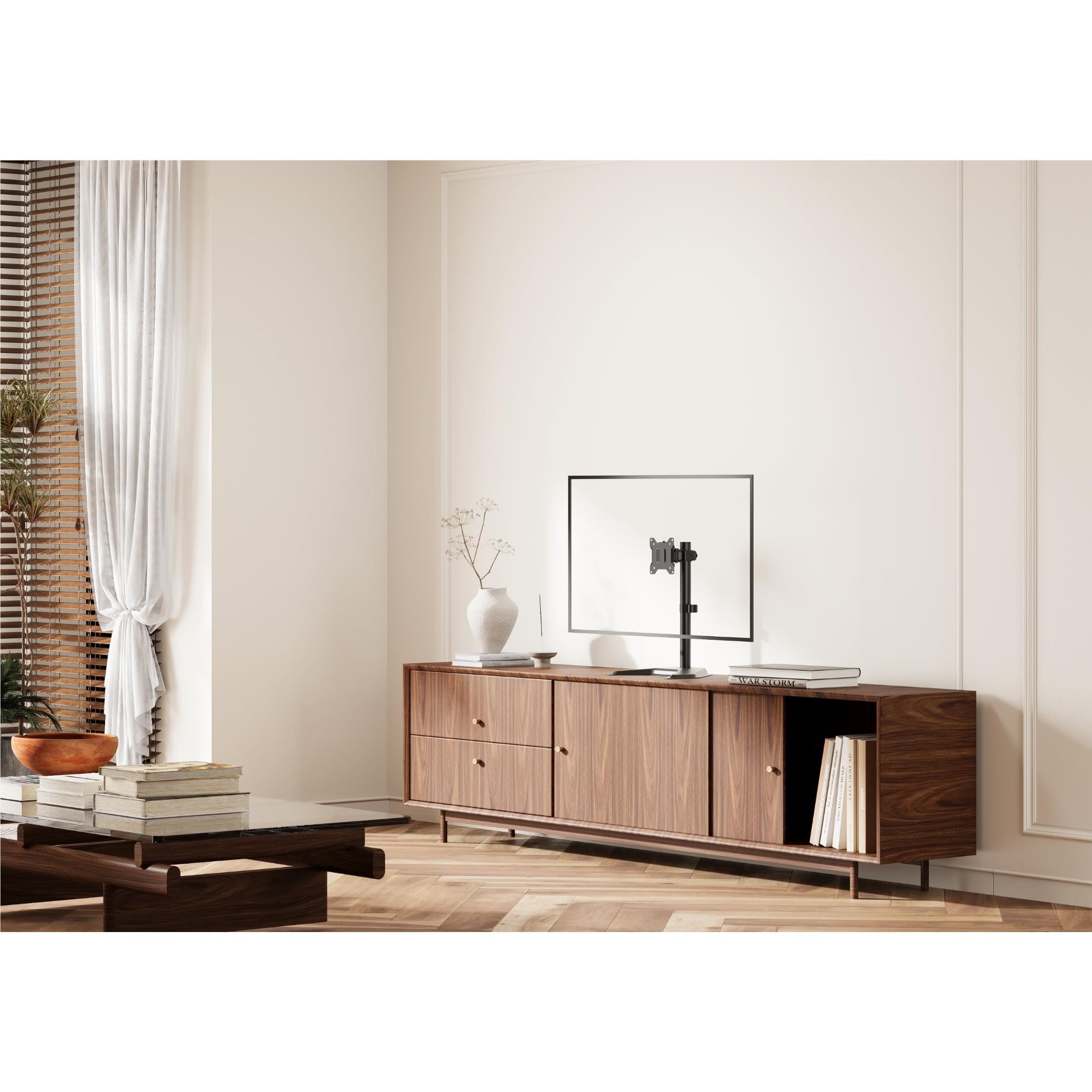 EzyMount ETSU10B Universal TV Tabletop Stand (17'-40')