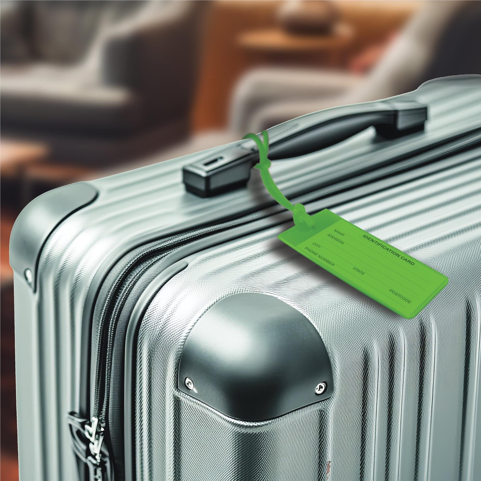 Terminal 2 Luggage Jelly Tags 2 Piece (Green)