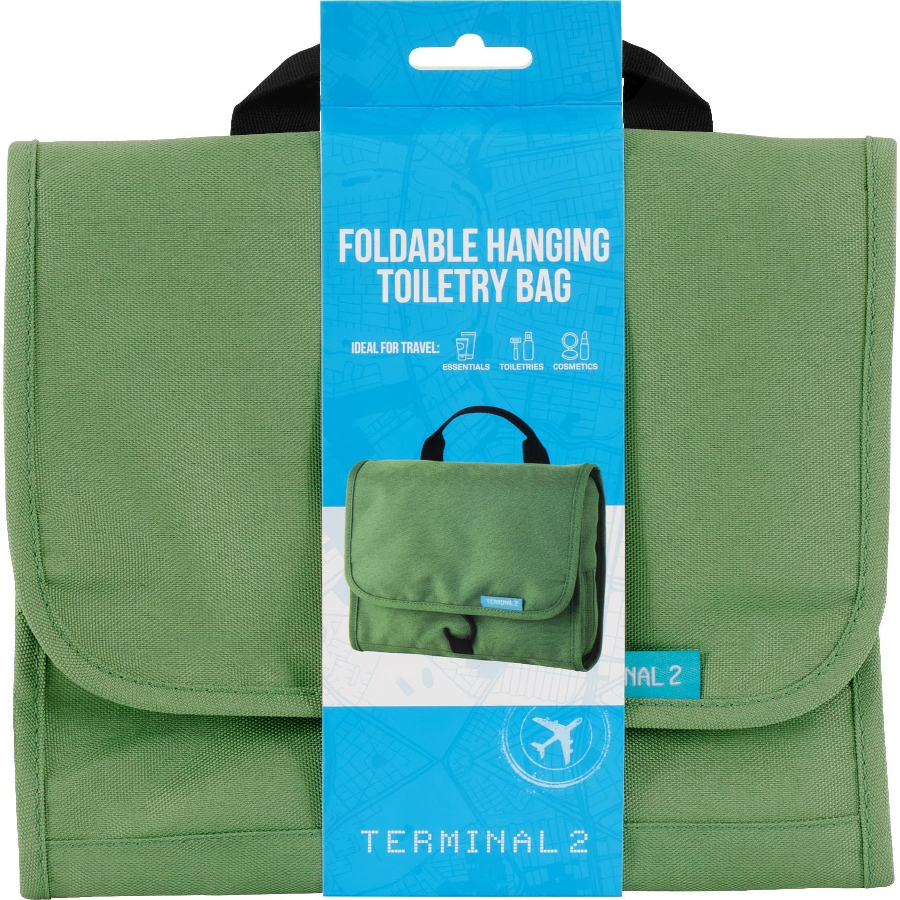Terminal 2 Hanging Travel Organiser Bag (Green)