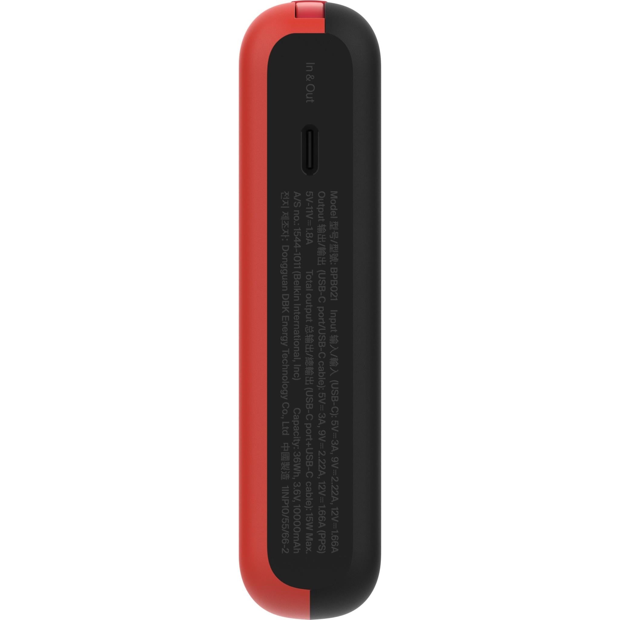 Belkin BoostCharge Power Bank 10K with Integrated Cable (Disney Collection: Marvel Spider-Man)