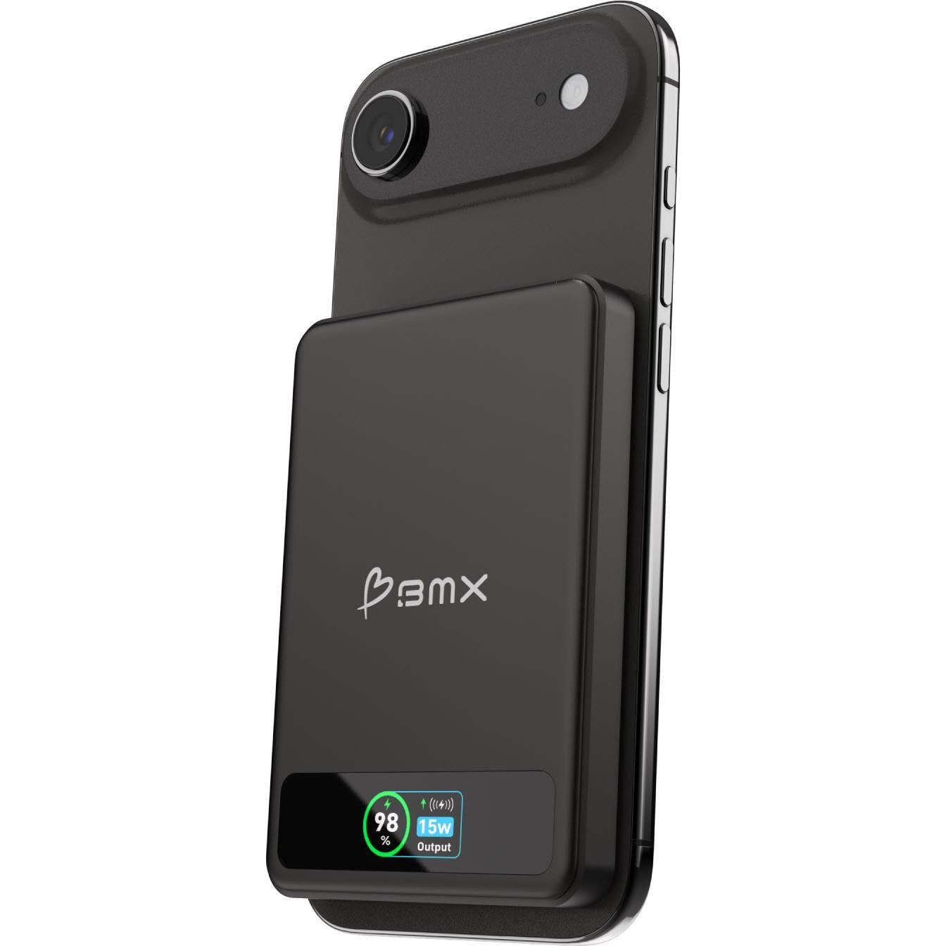 BMX SolidSafe 5K Semi-Solid-State Magnetic Power Bank (Black)