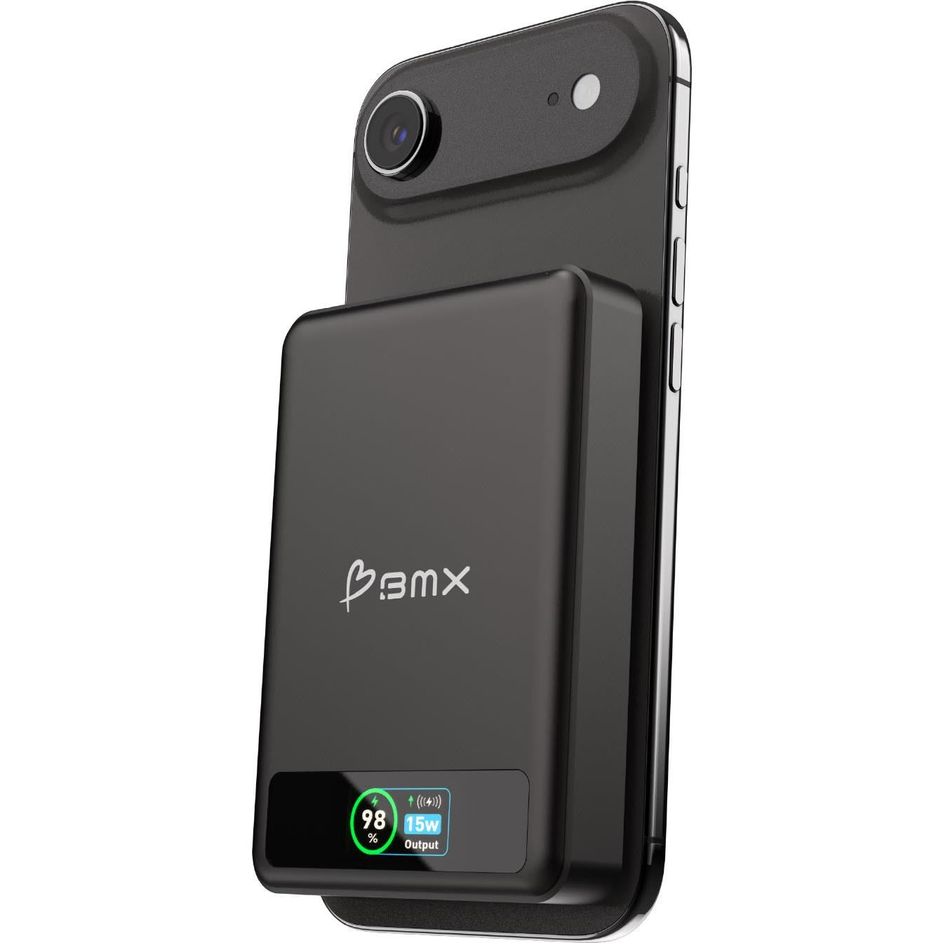 BMX SolidSafe 10K Semi-Solid-State Magnetic Power Bank (Black)