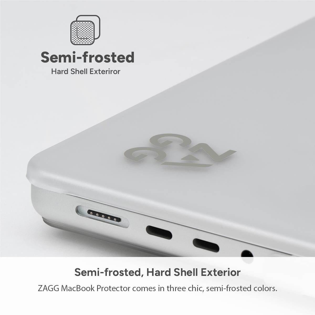 ZAGG Hardshell for MacBook Air 13' M4/M3/M2 (Clear)