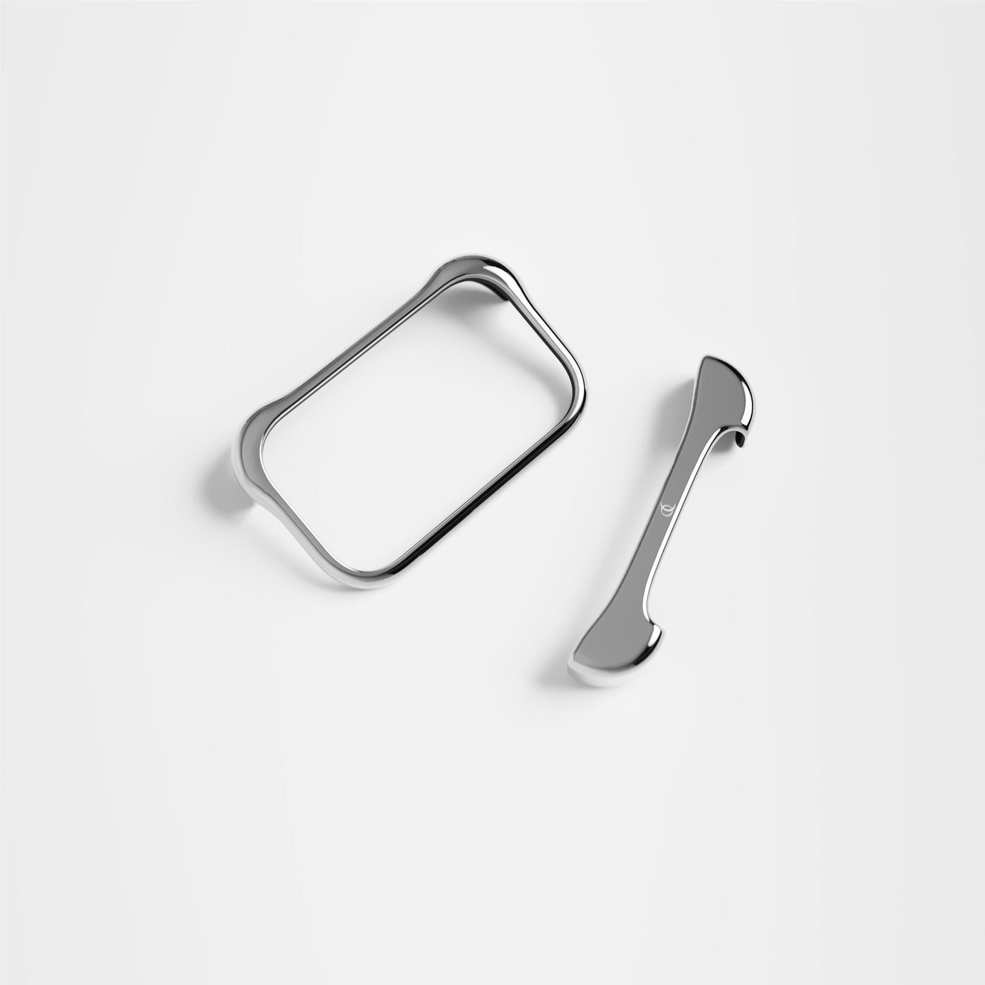 Arc Pulse iPhone 17 Pro Max Aluminium Protector (Polished Silver)
