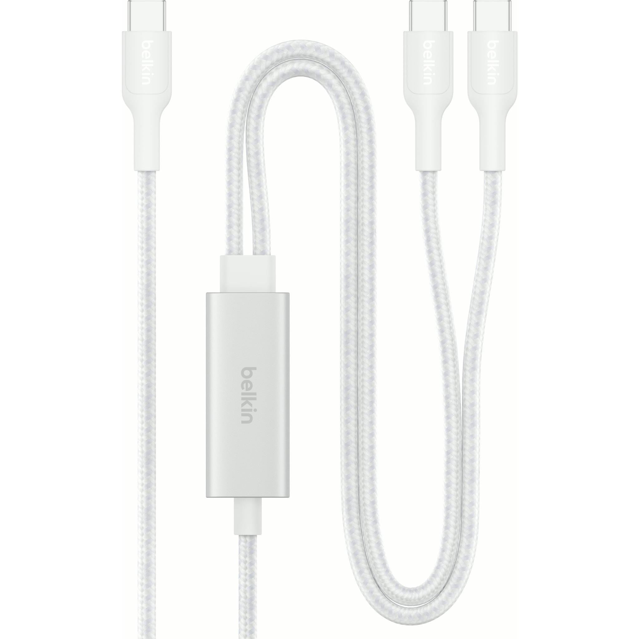 Belkin BoostCharge Pro 140W Dual USB-C to C Cable 1.5m (White)