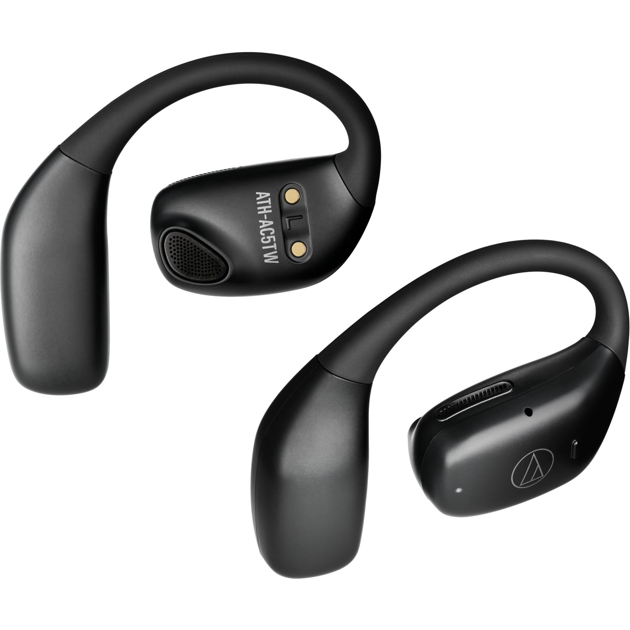Audio-Technica AC5-TW True Wireless Open-Ear Headphones (Black)