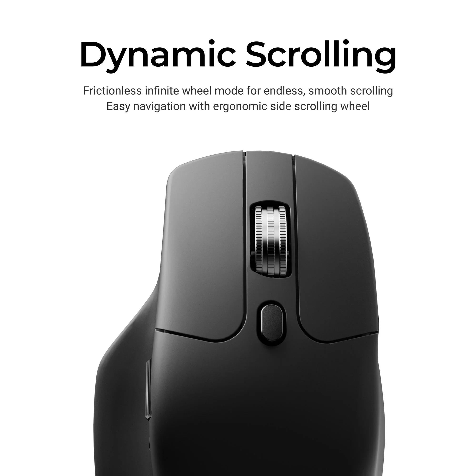 Keychron M6 PixArt 3311 1K Polling Rate Wireless Mouse - Black (Silent Micro Switch)