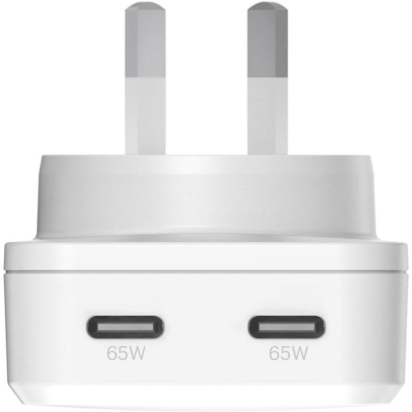 Cygnett ChargePlus Dual USB-C Slim Wall Charger 65W