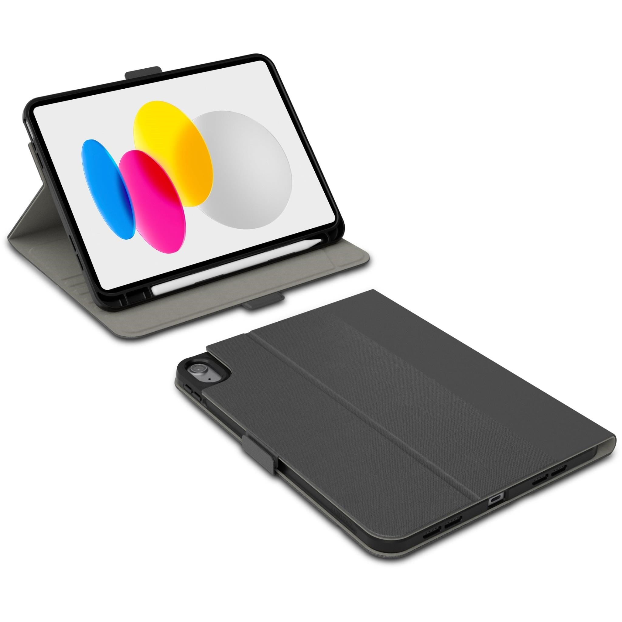Cygnett TekPro Case for iPad A16 11' & 10.9' 10th Gen (Black)