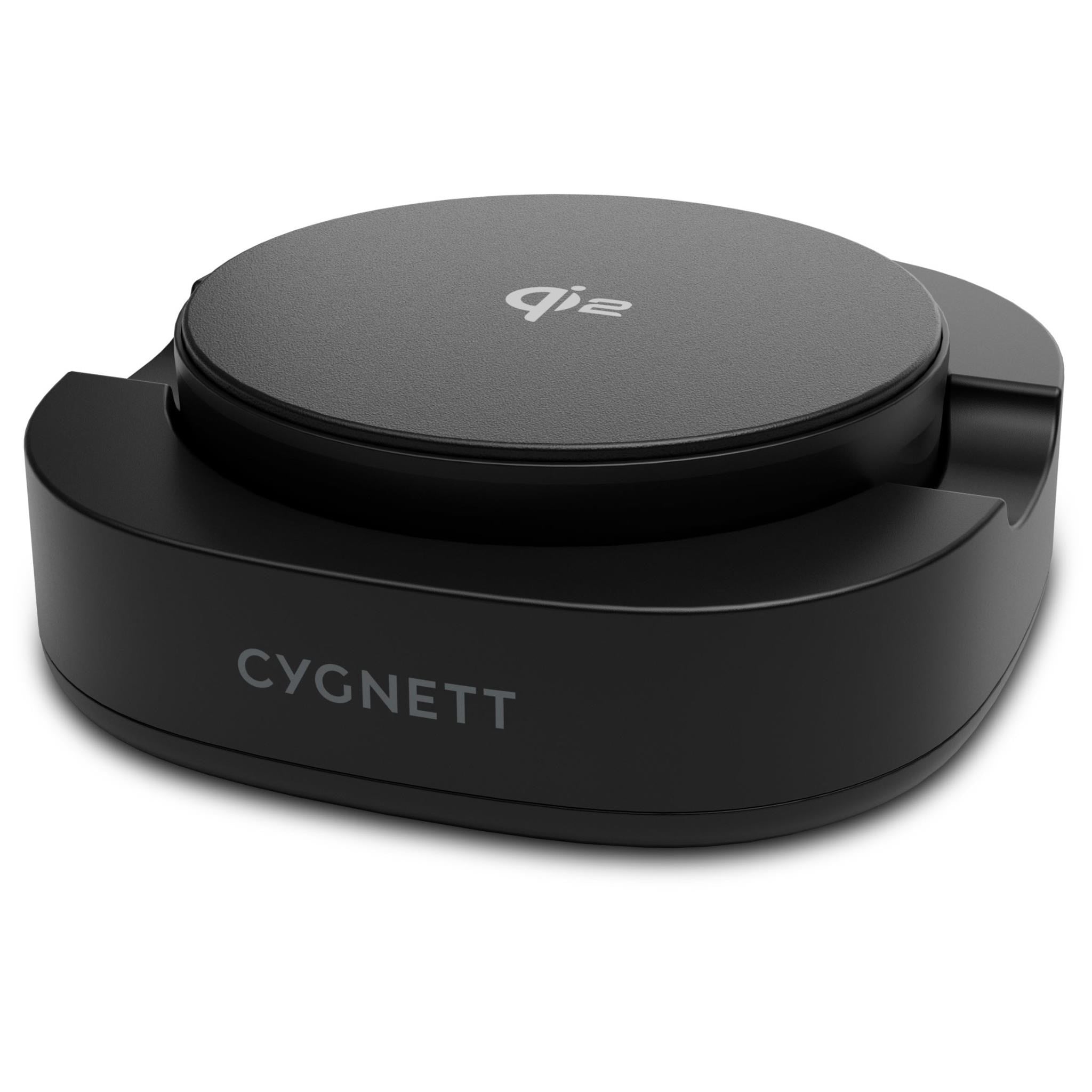 Cygnett ChargeBase Qi2.0 Single Wireless Charger (Black)