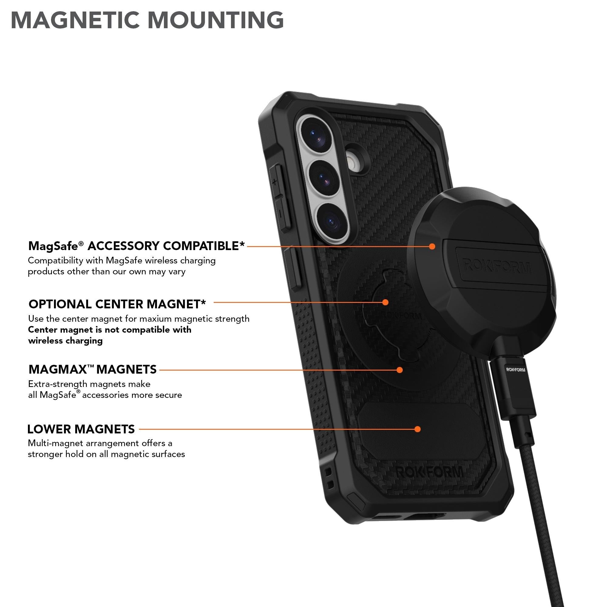 Rokform Rugged Case for Galaxy S26 (Black)