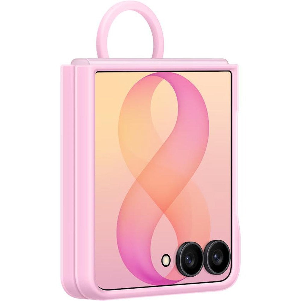 Samsung Silicone Ring Magnet Case for Galaxy Z Flip8 (Pink)