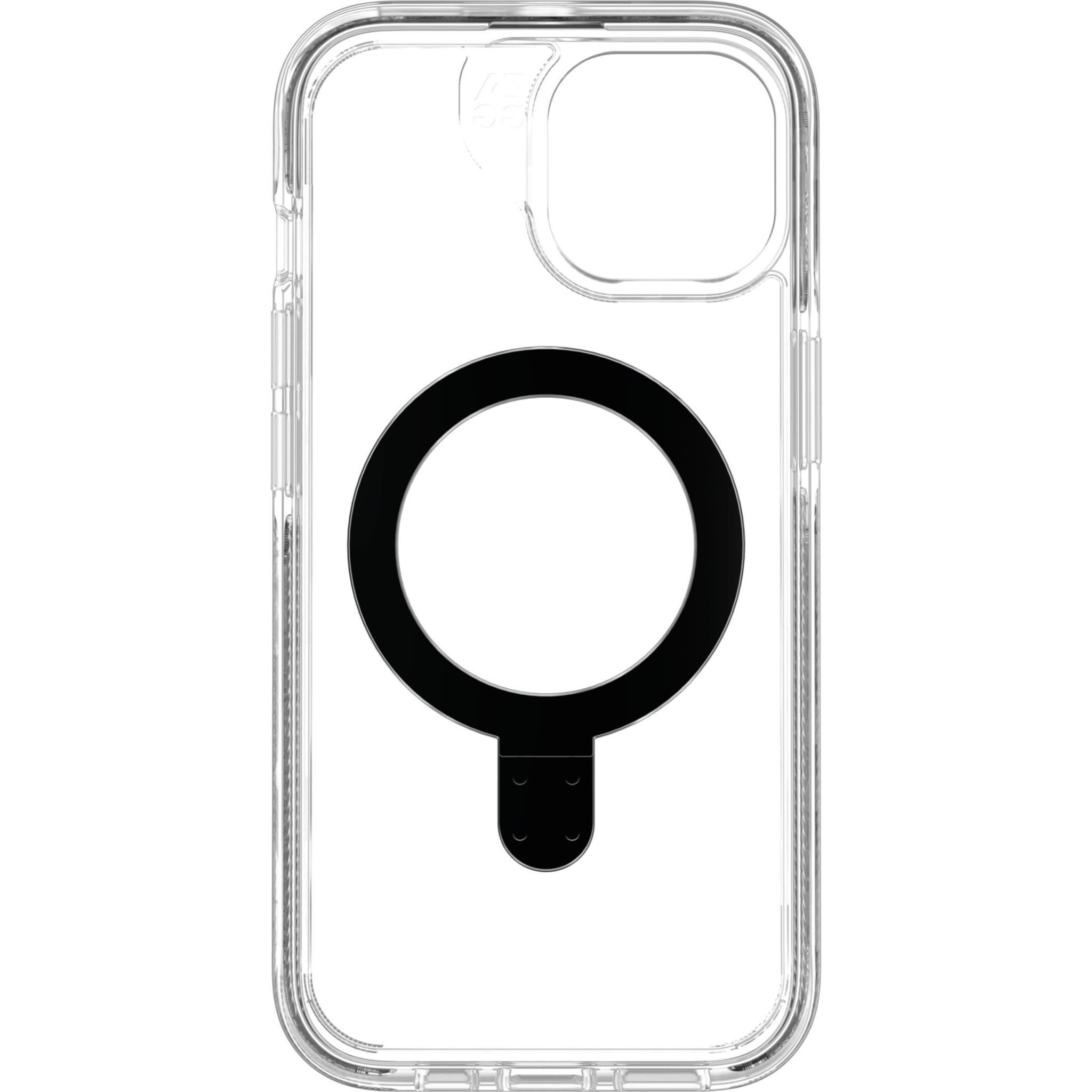 ZAGG Santa Cruz Snap RingStand Case for iPhone 17e/16e/15/14/13 (Black)