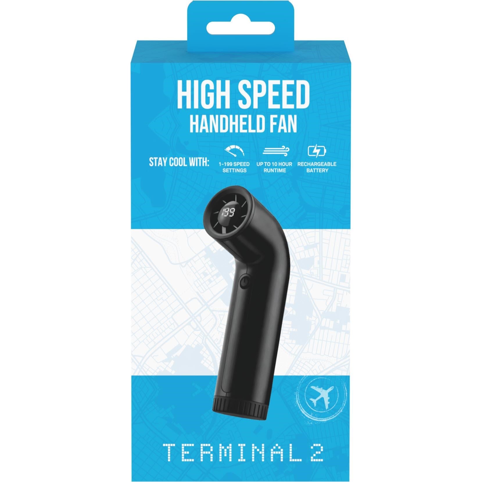 Terminal 2 High Speed Handheld Fan
