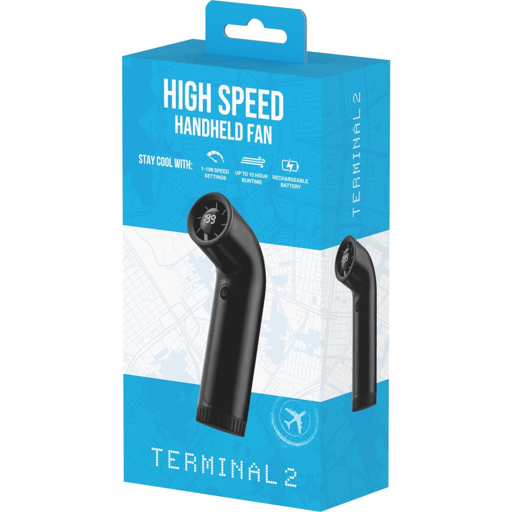 Terminal 2 High Speed Handheld Fan