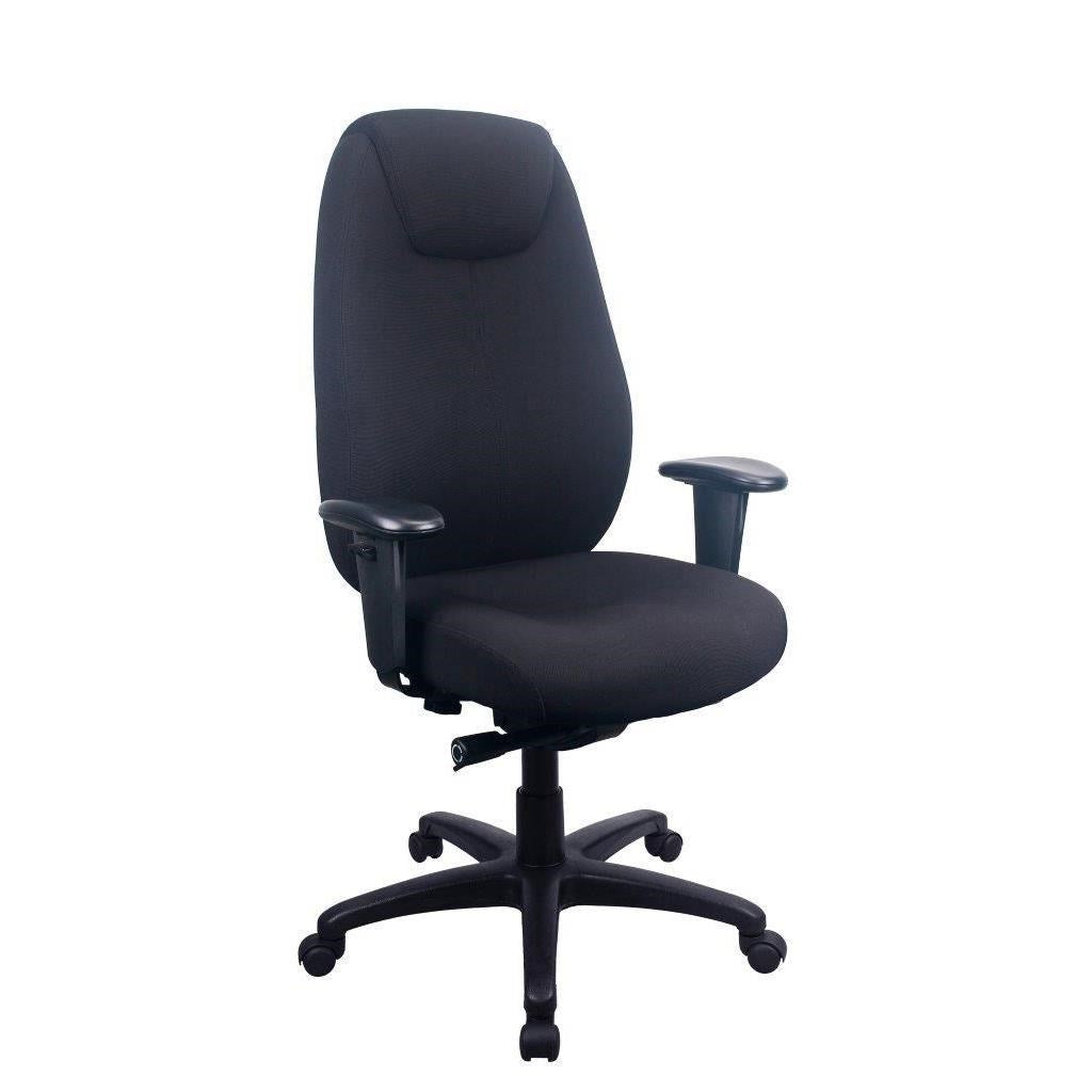 TEMPUR TP6400 Ergonomic Fabric Swivel Office Chair (Black)