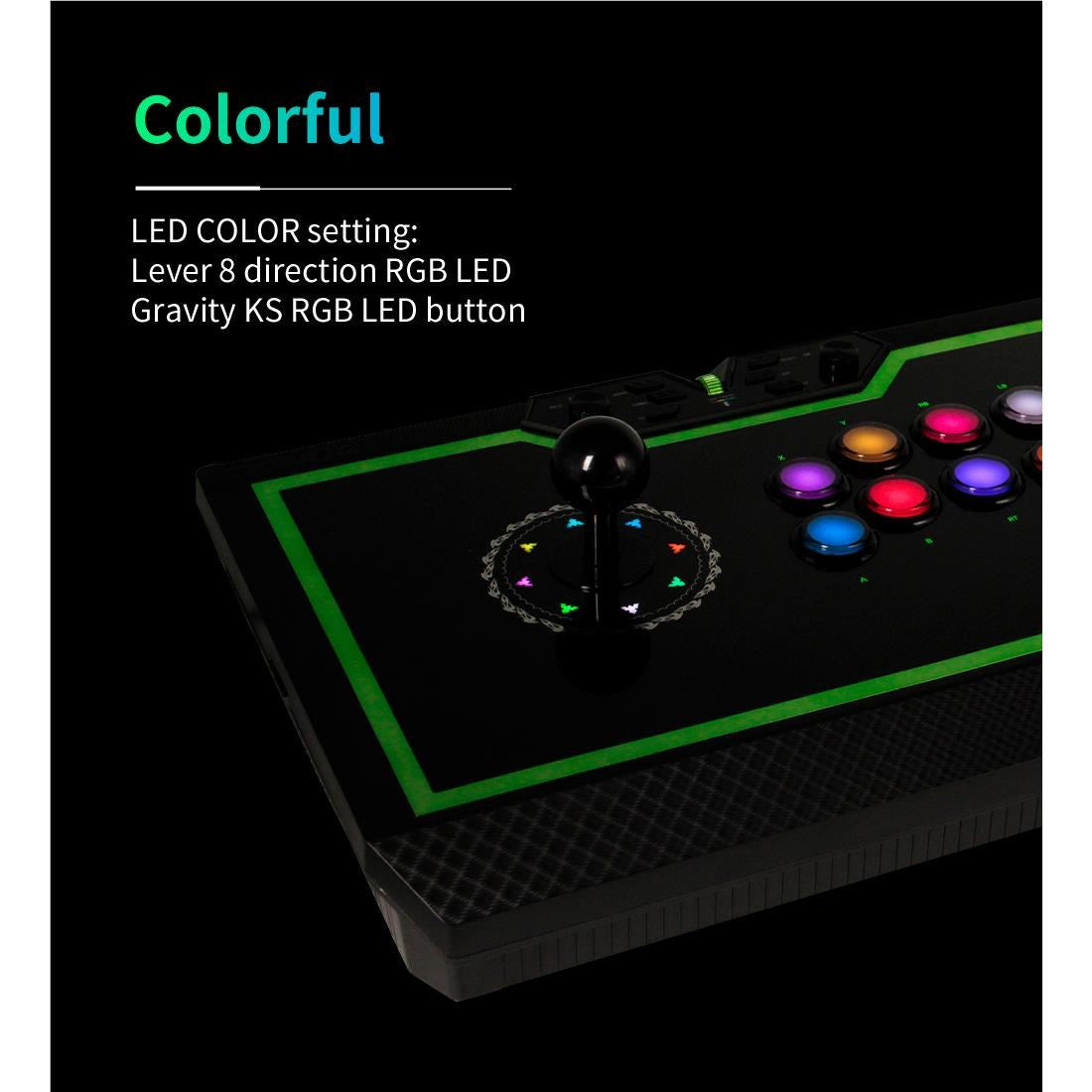 Qanba Q8-GR PC Arcade Stick (Fighting Stick)