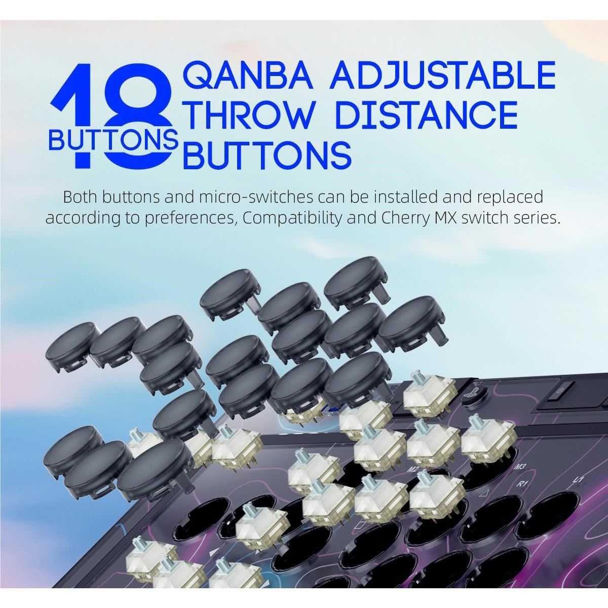 Qanba Sapphire Leverless Arcade Controller