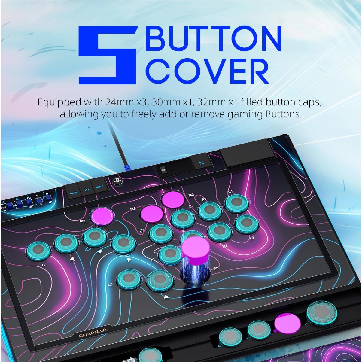 Qanba Sapphire Leverless Arcade Controller
