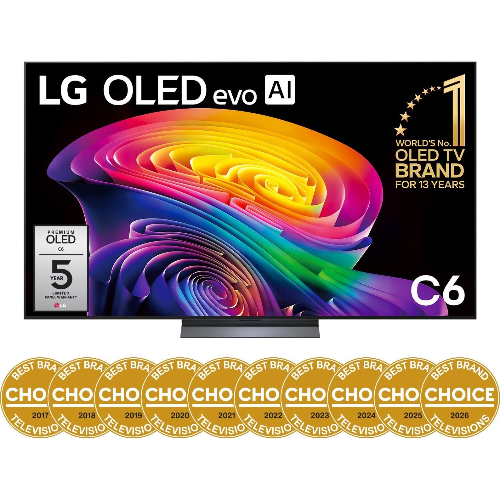 LG 77" OLED EVO AI C6 4K Smart TV [2026]