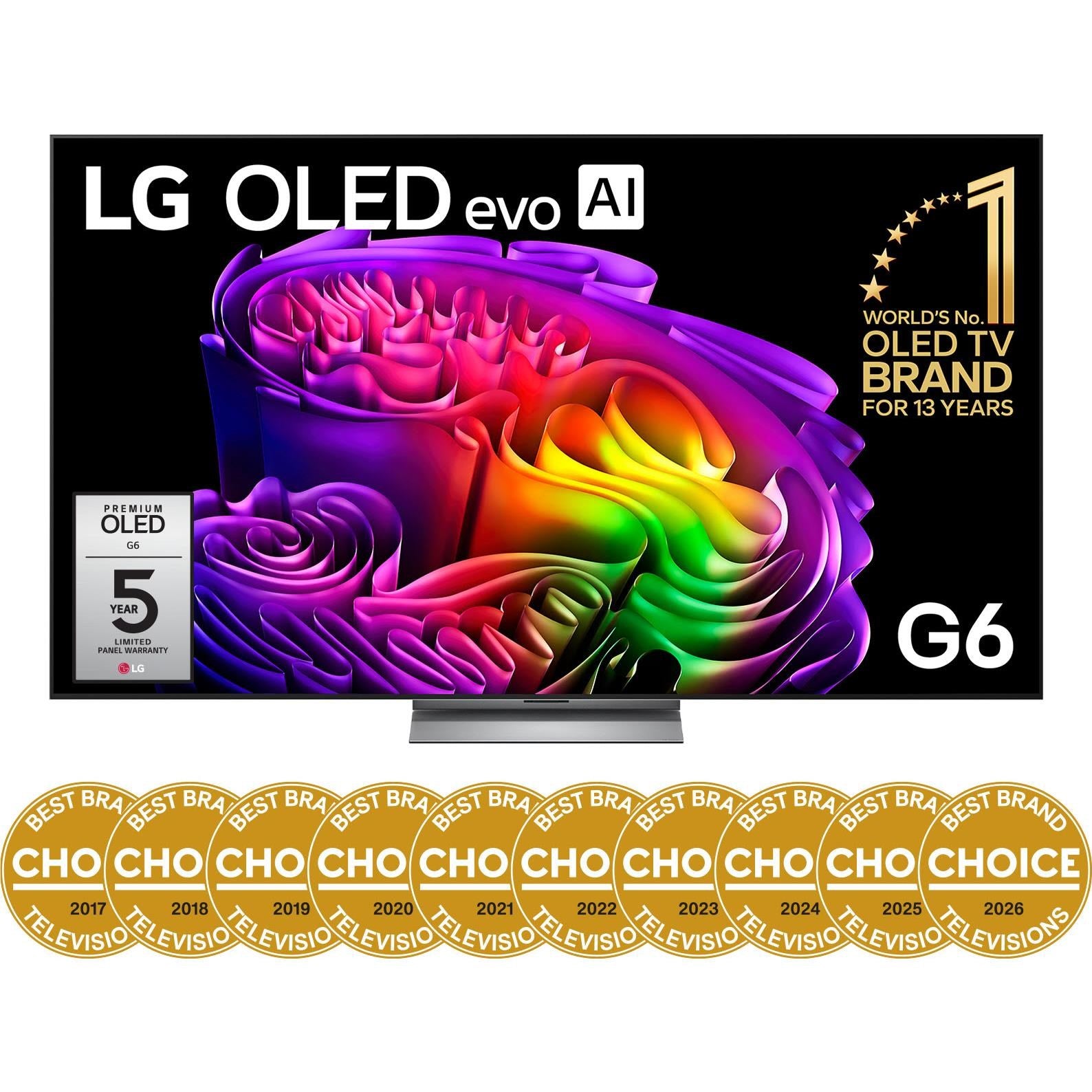 LG 83" OLED EVO AI G6 4K Smart TV [2026]