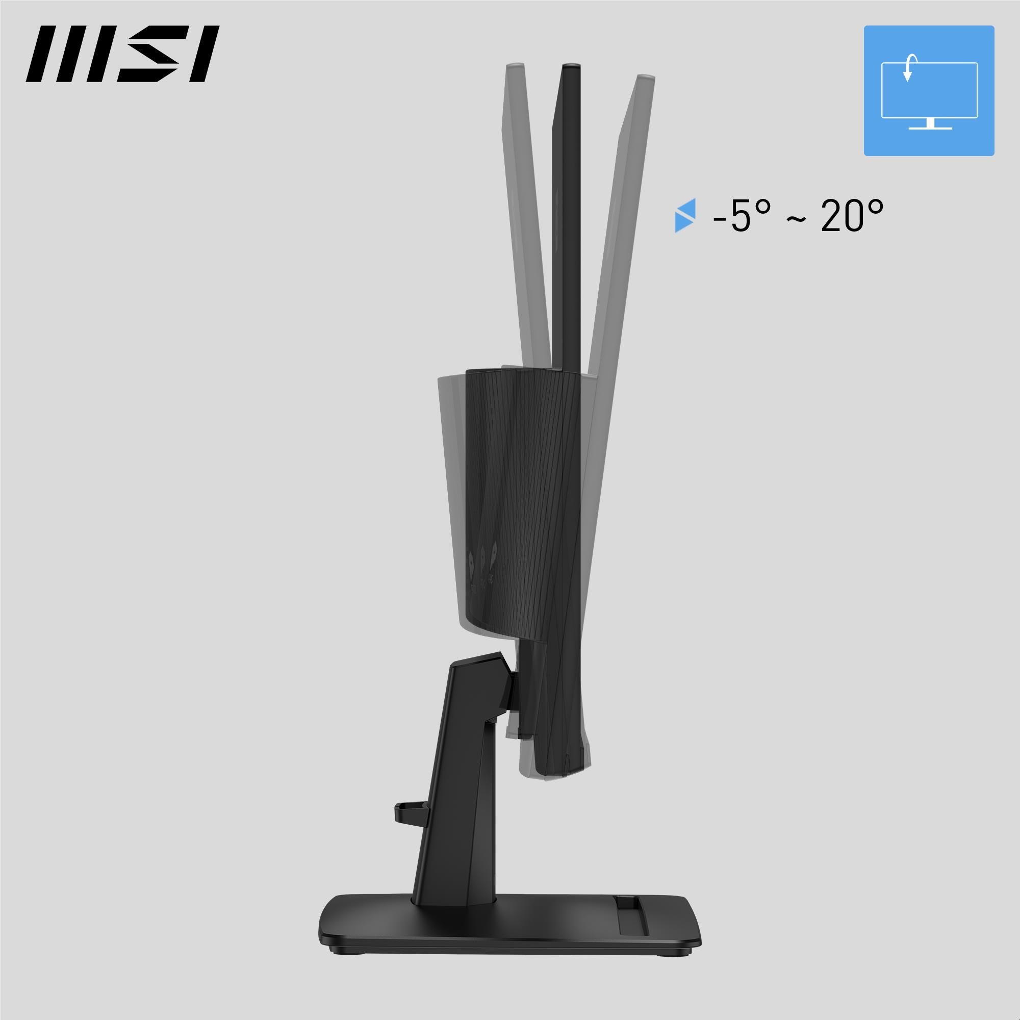 MSI Pro MP245 E14VL 23.8' FHD 144Hz Business Monitor