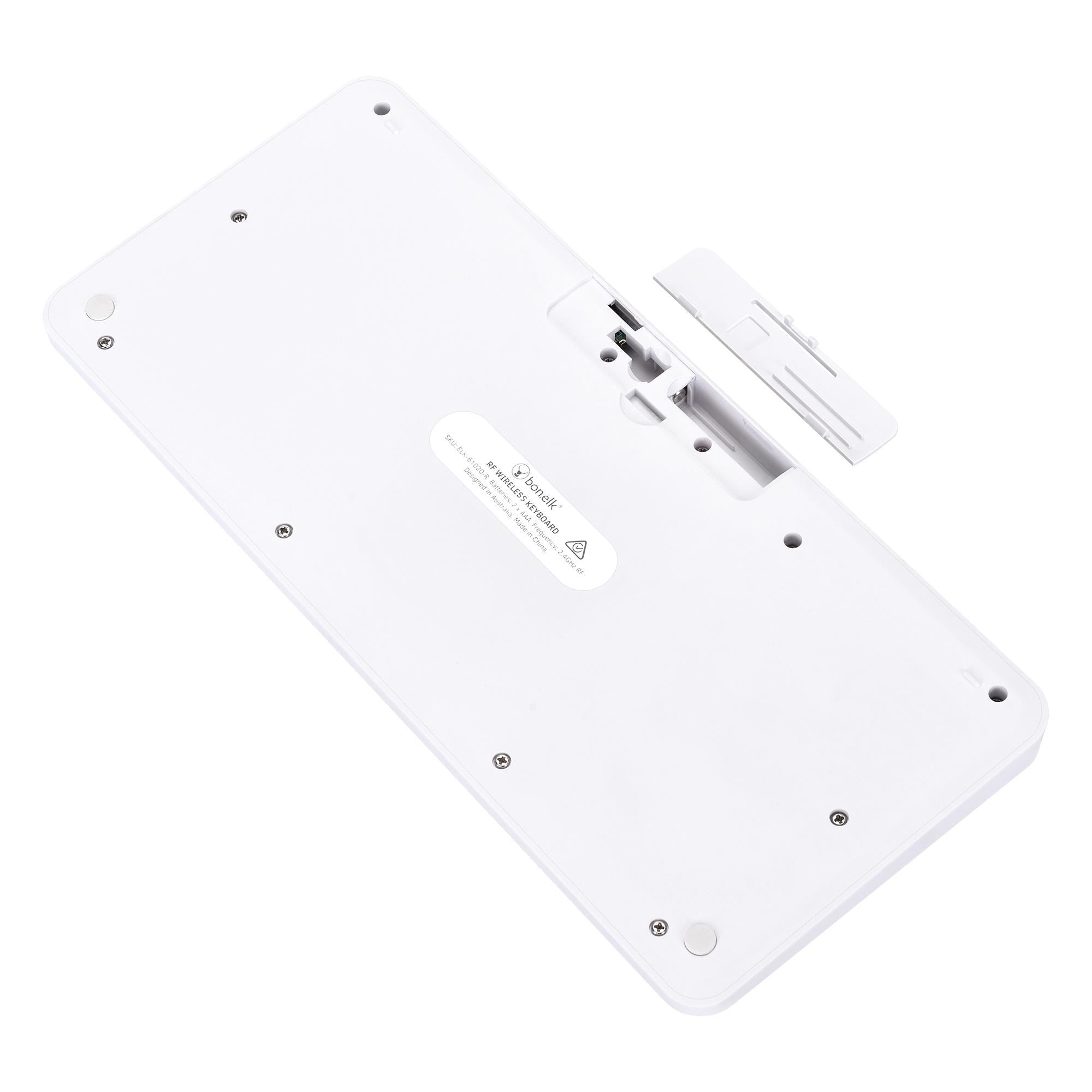 Bonelk KM-383 Wireless Compact Keyboard and Mouse Combo (White)
