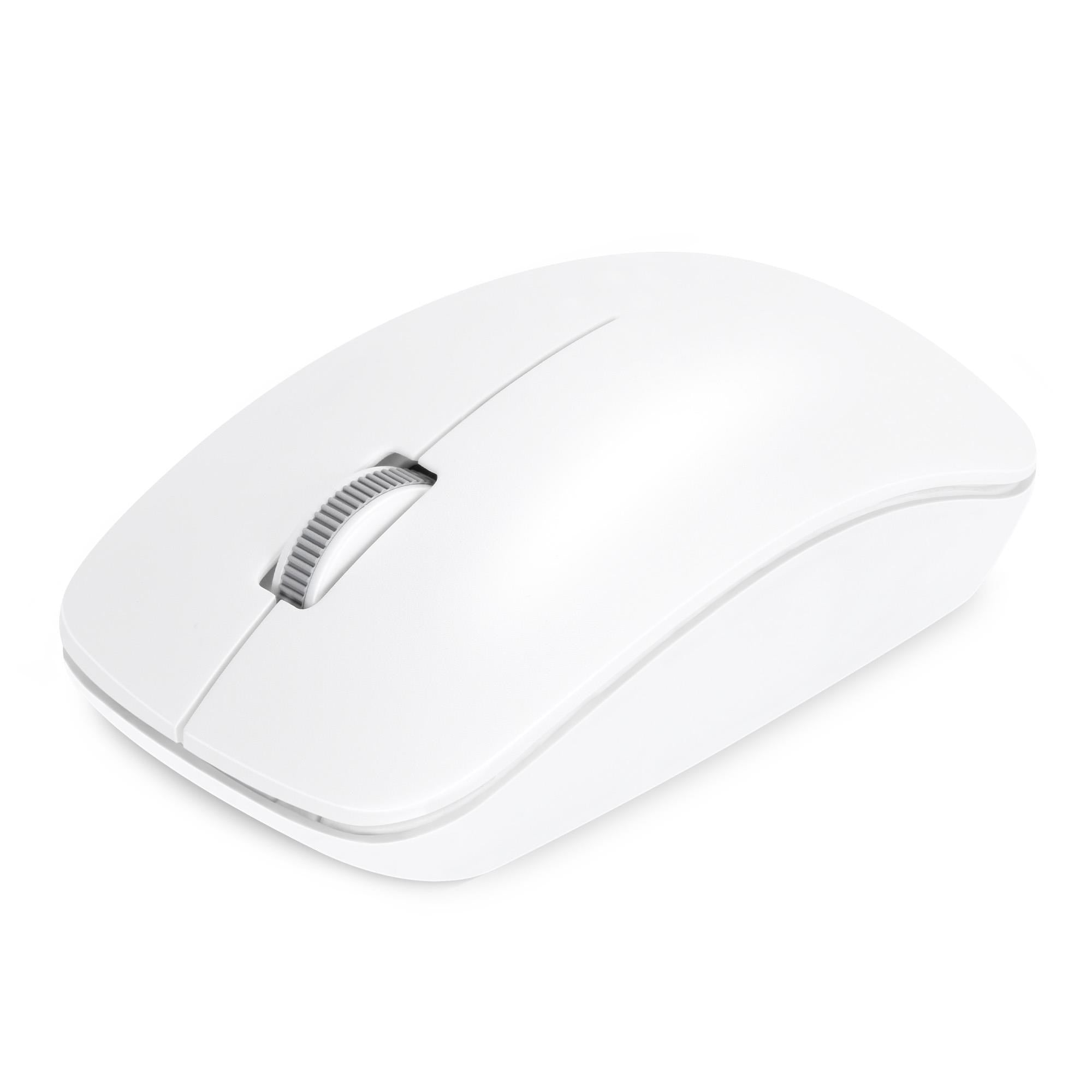 Bonelk KM-314 Slim Wireless Keyboard and Mouse Combo (White)
