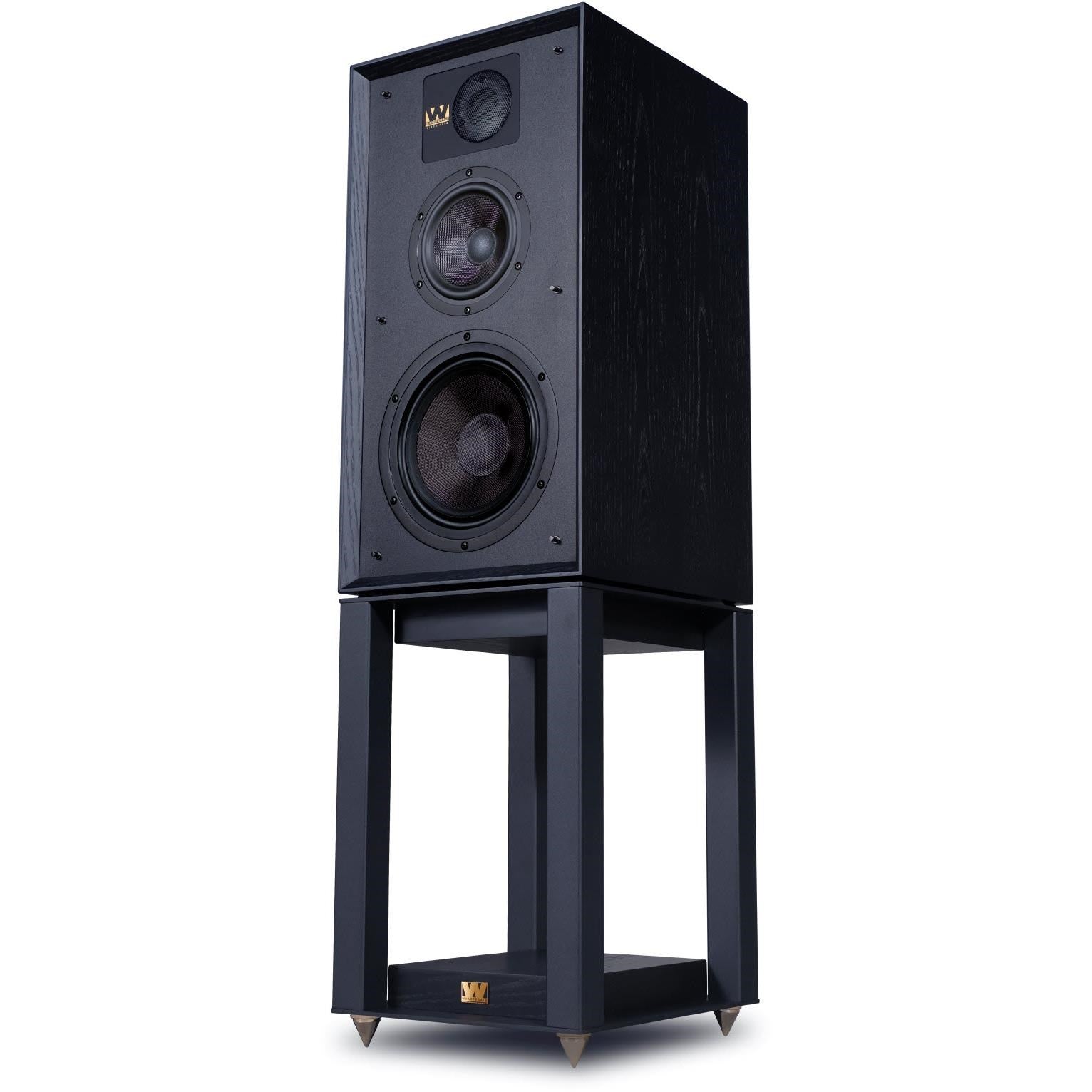 Wharfedale Linton 85 Speaker with Stands (Black) [Pair]