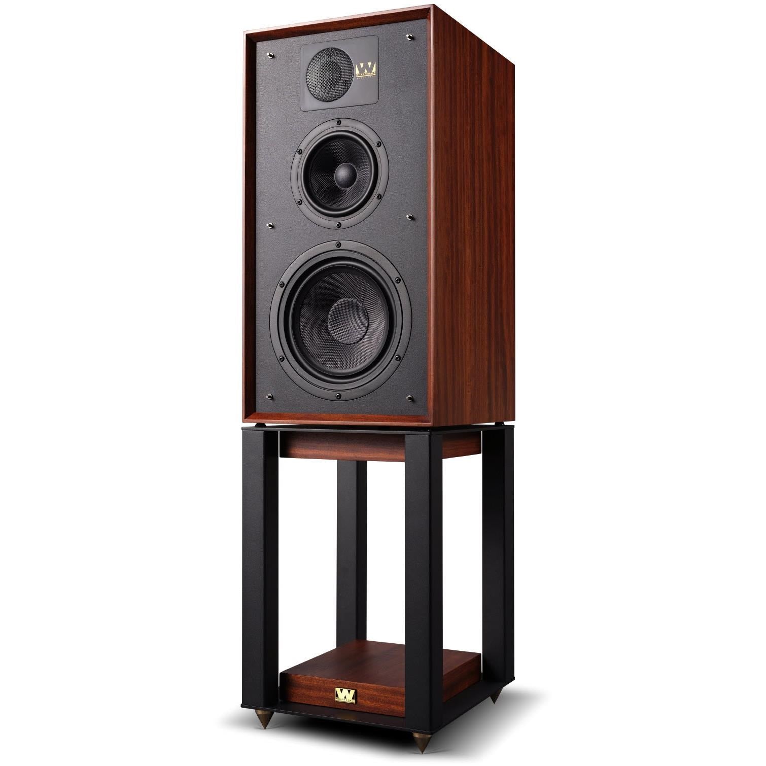 Wharfedale Linton 85 Speaker with Stands (Mahogany) [Pair]