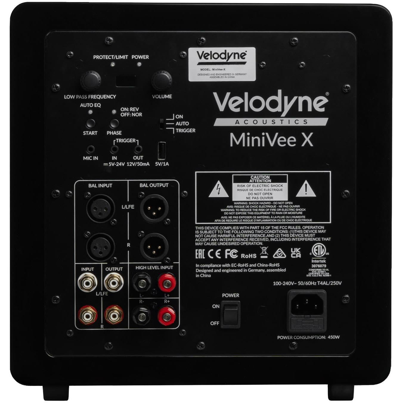 Velodyne MiniVee X Subwoofer (Black)