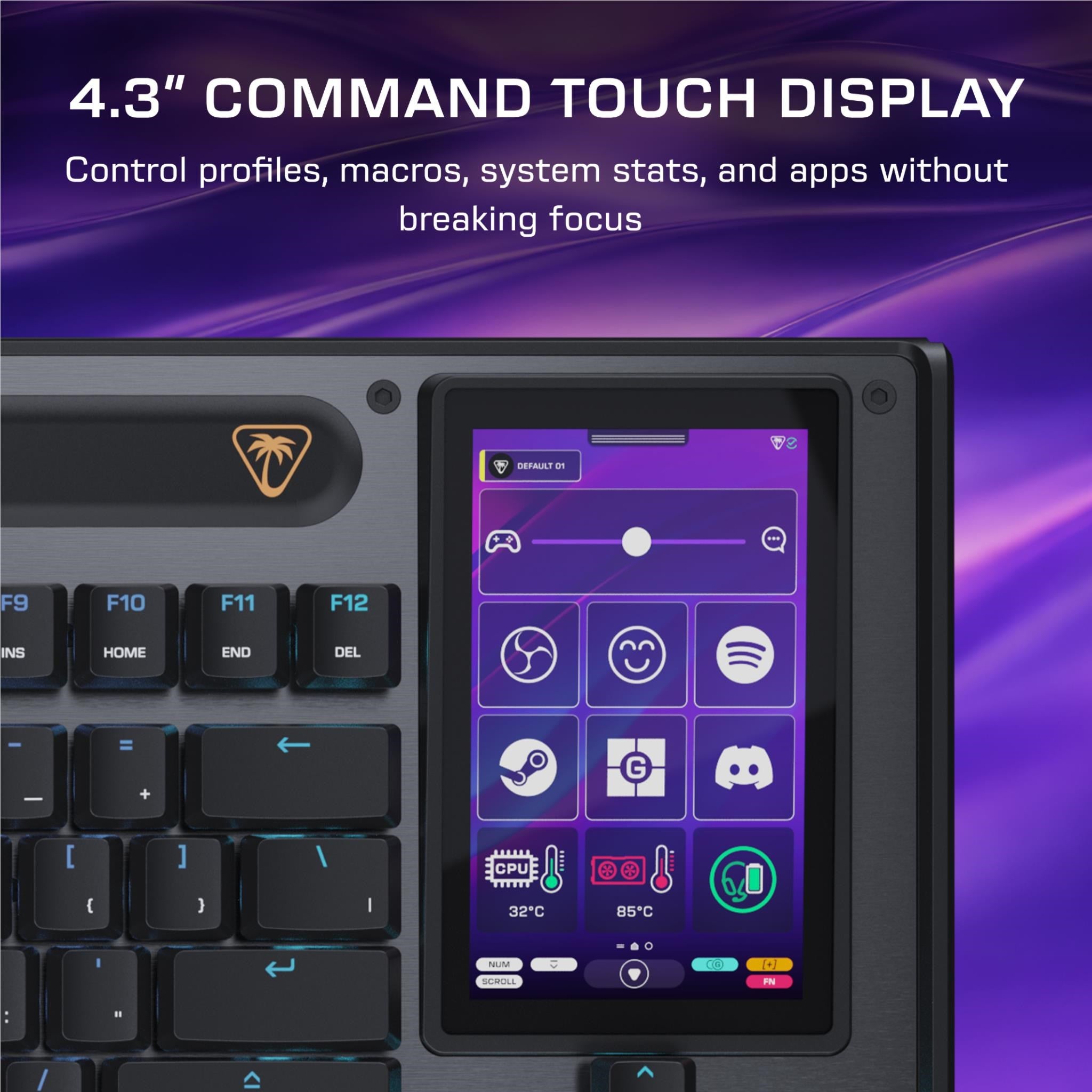 Turtle Beach Command Series KB7 TKL Wired Keyboard